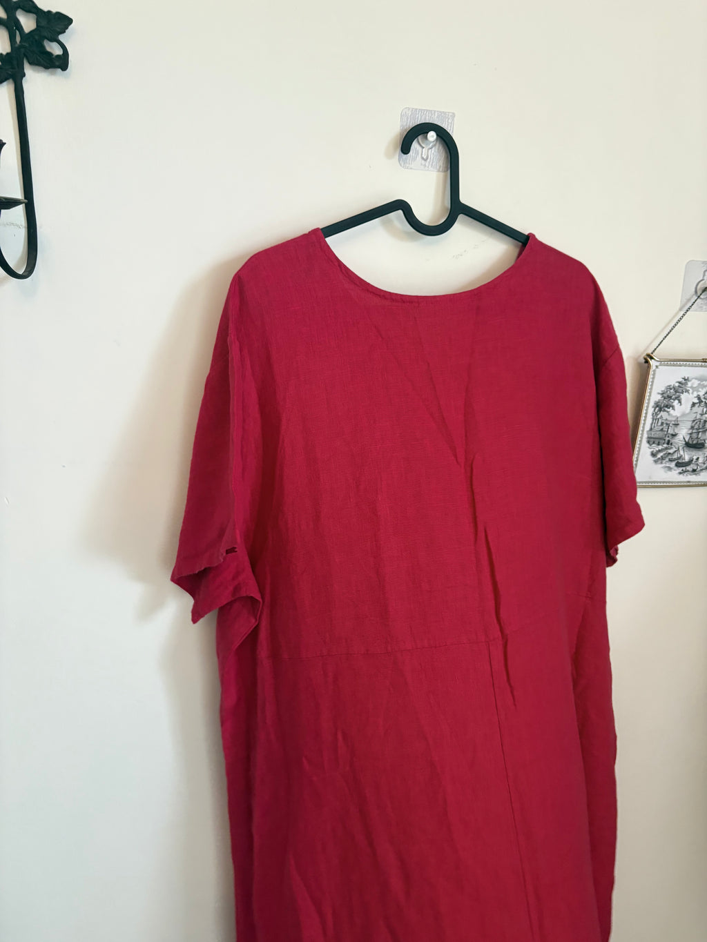 BRYNN WALKER LINEN DRESS M