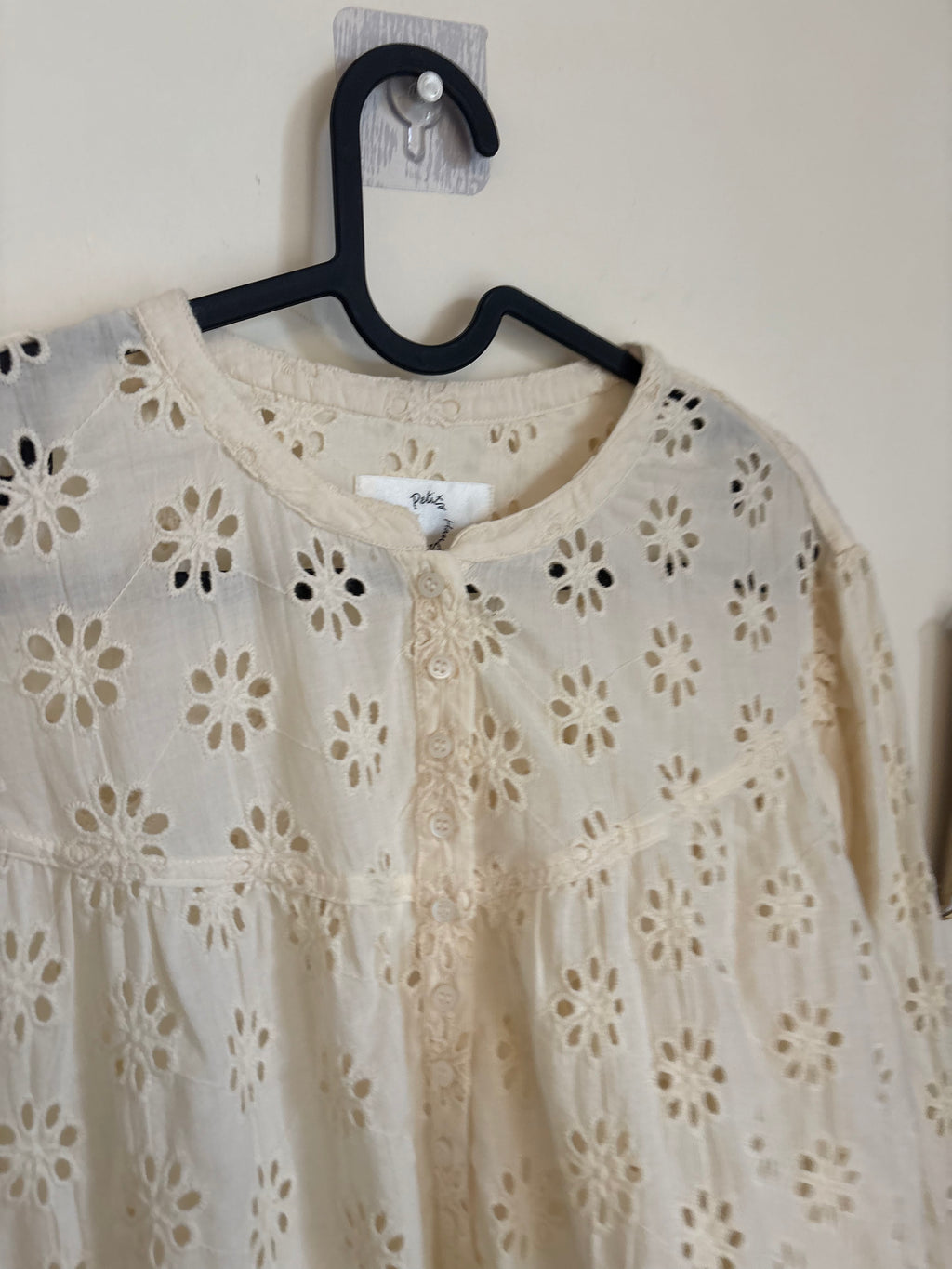 DES PETITS HOUTS SOPHIE CREME BLOUSE M