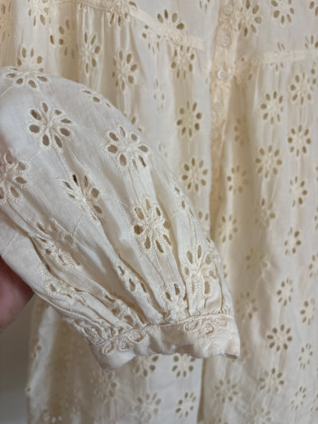 DES PETITS HOUTS SOPHIE CREME BLOUSE M