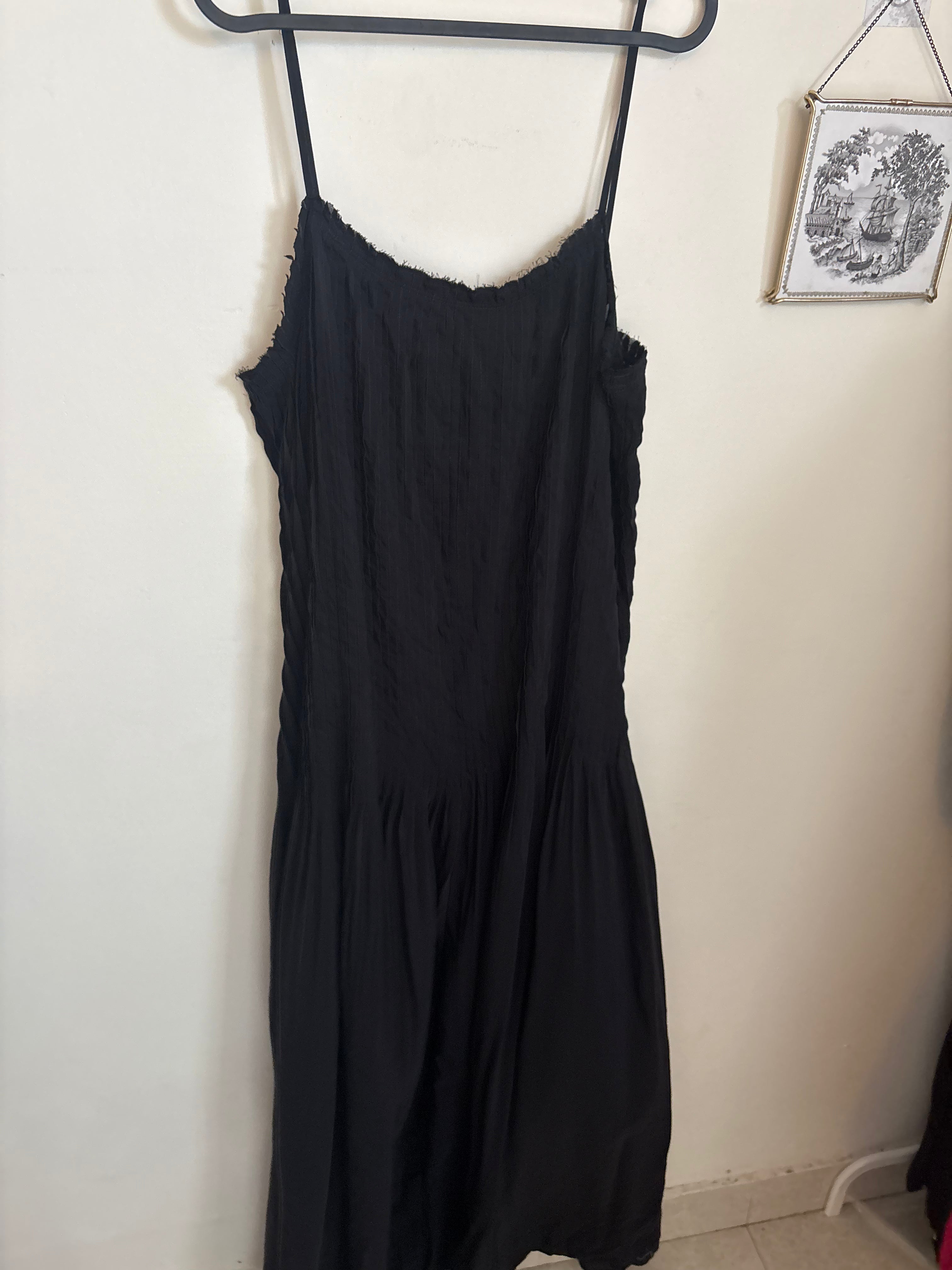 & other stories PLEATED BODICE MAXI DRESS L