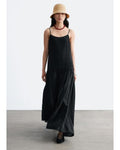 & other stories PLEATED BODICE MAXI DRESS L