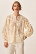 DES PETITS HOUTS SOPHIE CREME BLOUSE M