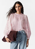 & OTHER STORIES  Embroidered Ramie Blouse M