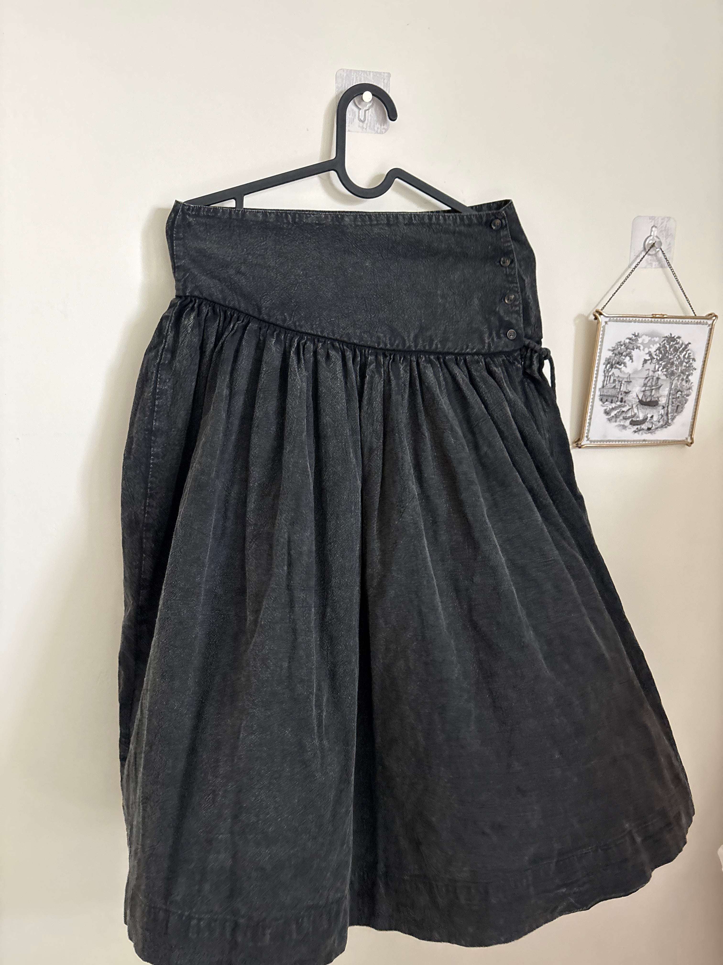 Damson Madder Fia Volume Midi Skirt