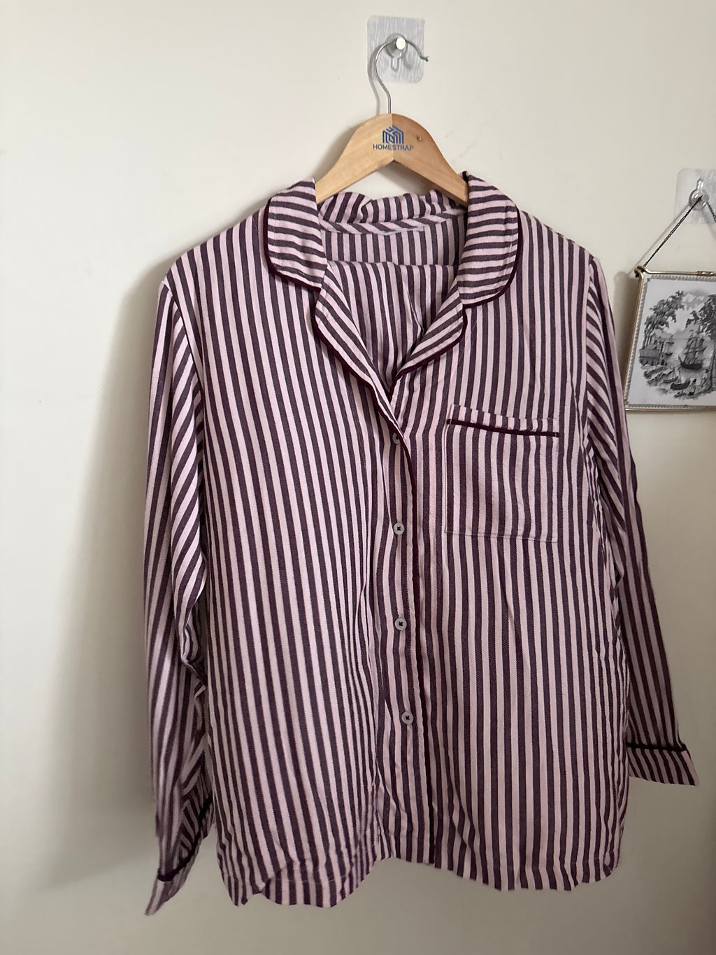 Soft Brushed Woven Pyjama Top AND SHORTS SET