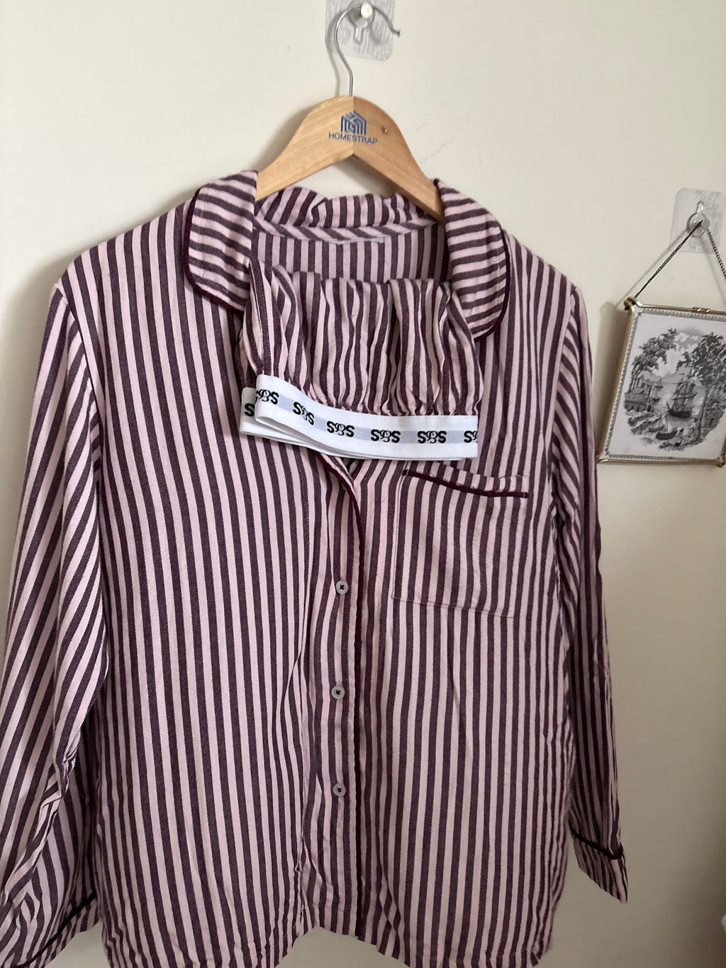 Soft Brushed Woven Pyjama Top AND SHORTS SET