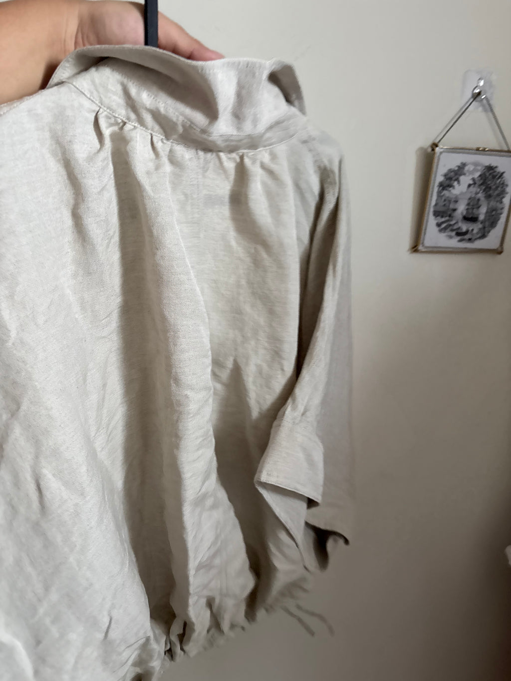 & OTHER STORIES DRAWSTRING CROPPED TOP M
