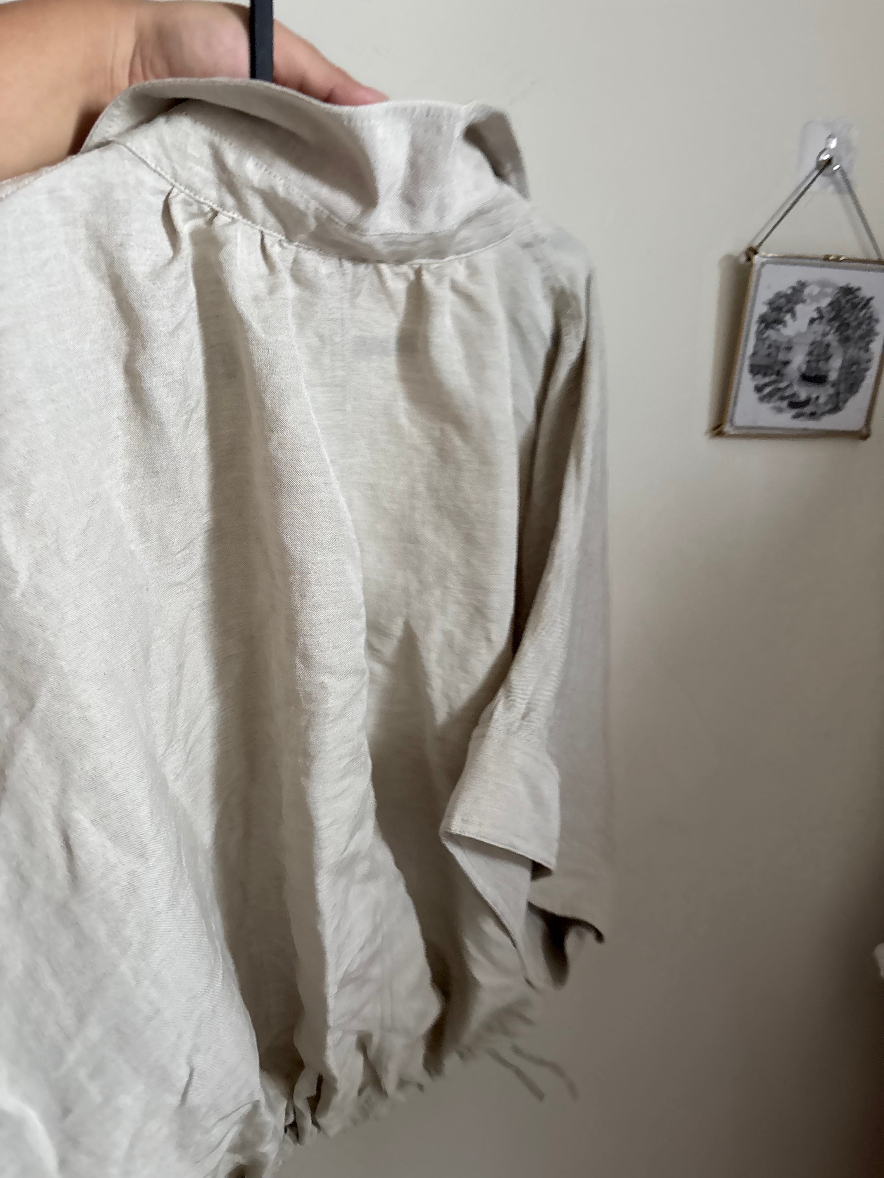 & OTHER STORIES DRAWSTRING CROPPED TOP M
