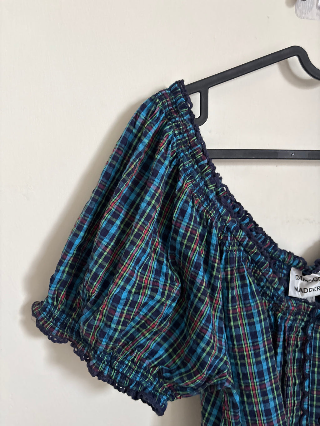 Damson Madder Jayne Gathered Mini Dress
