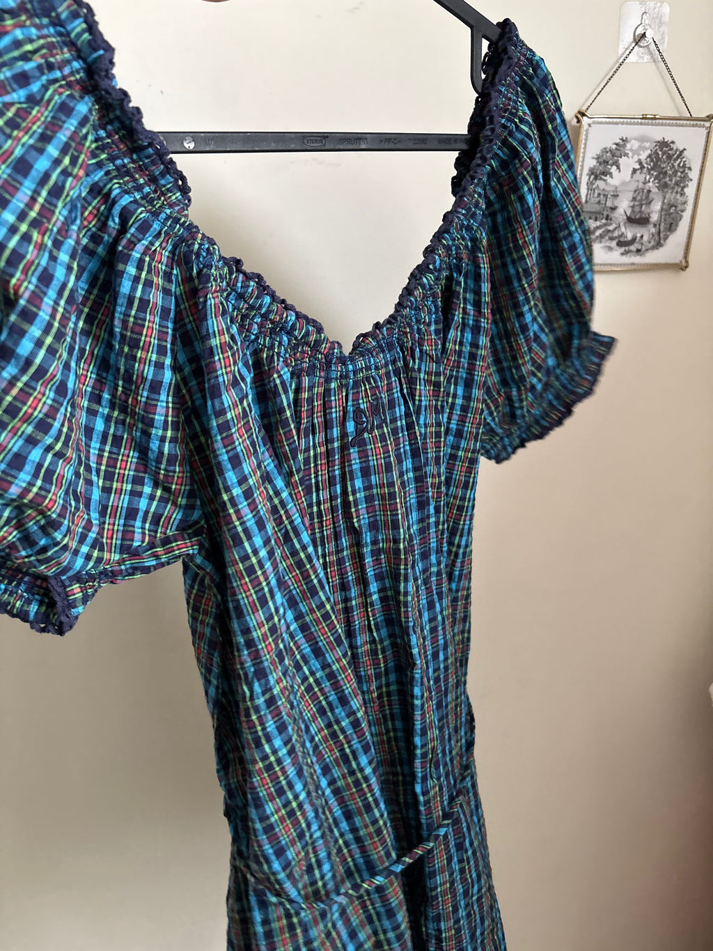 Damson Madder Jayne Gathered Mini Dress