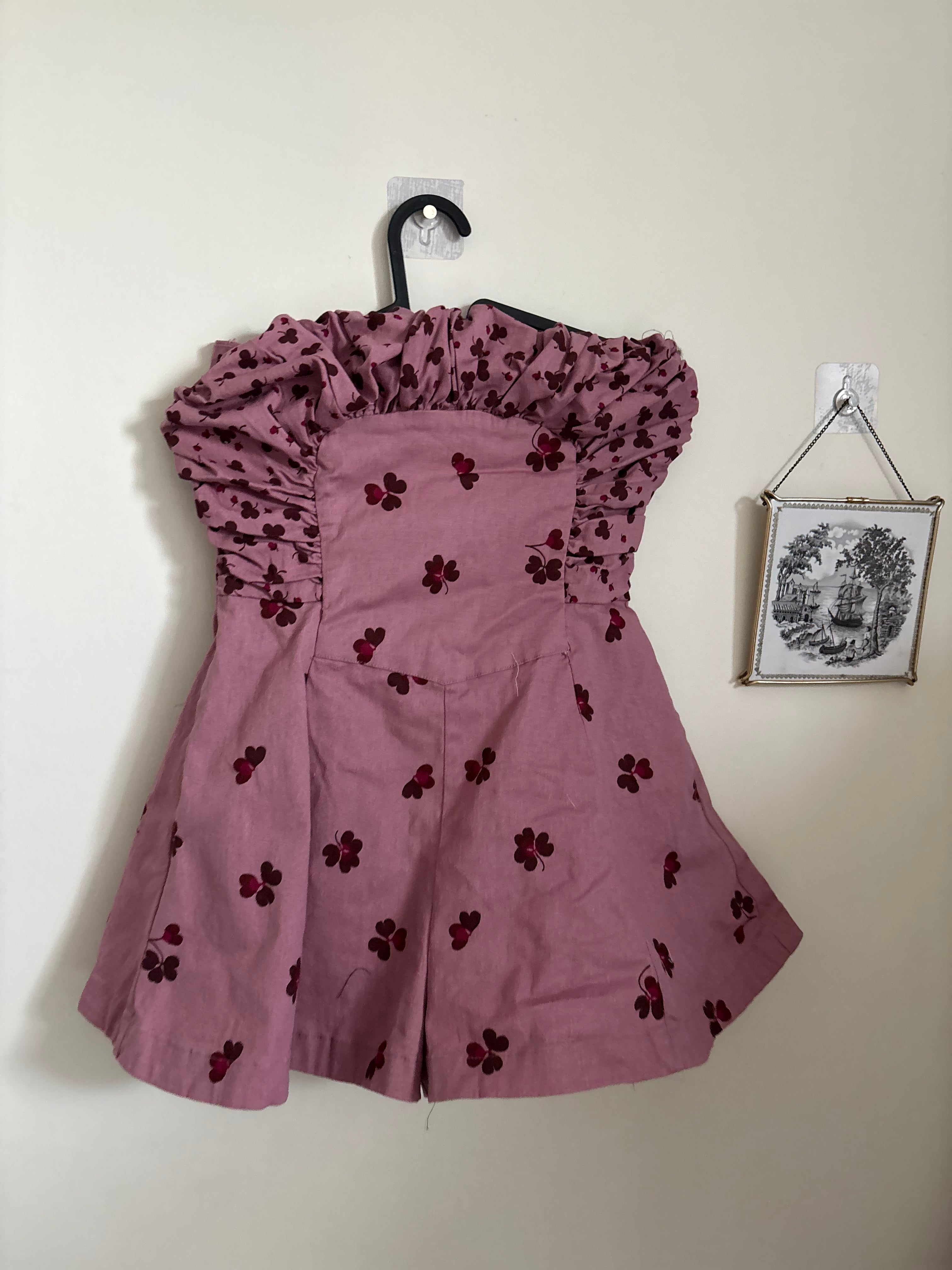 Free People x REVOLVE Rolland Romper in Mauve Combo S