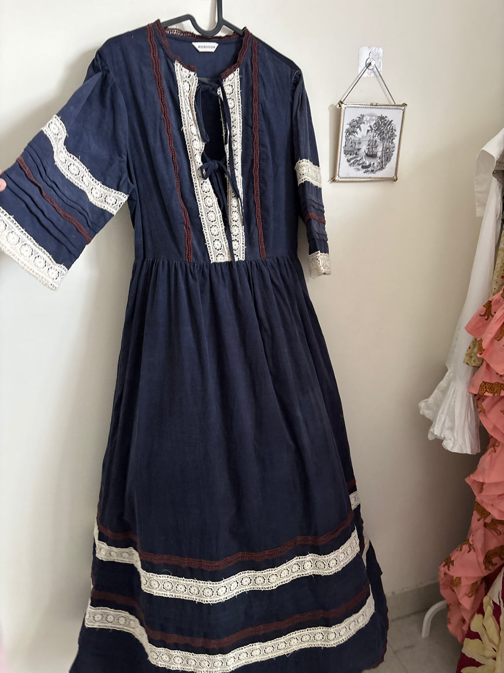 MONSOON CORDUROY DRESS M/L