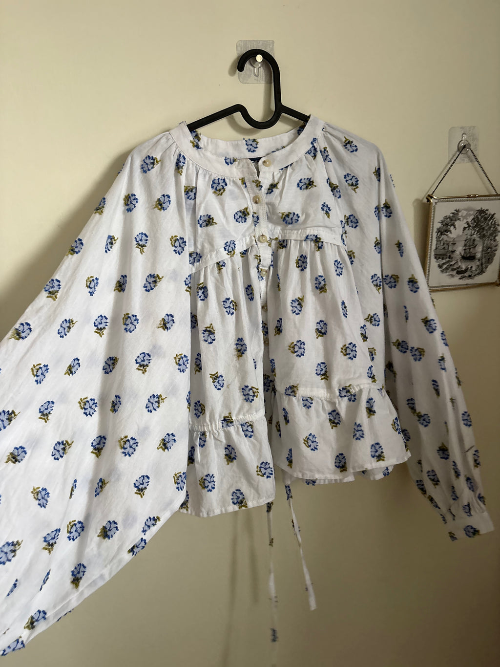 PILCRO Babydoll Batwing Blouse S/M
