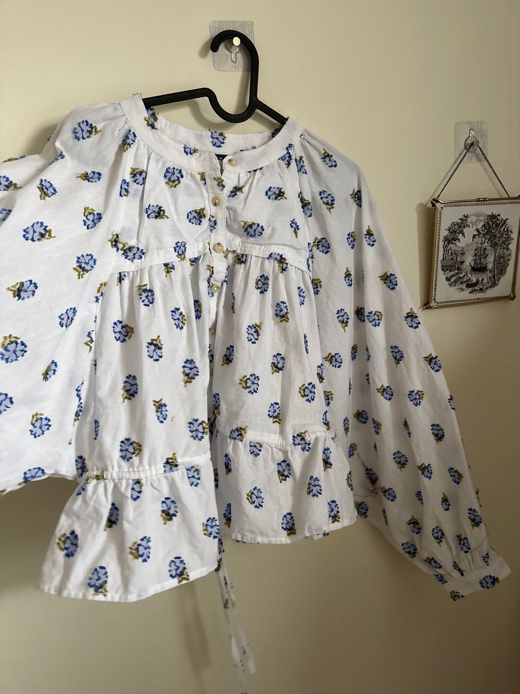 PILCRO Babydoll Batwing Blouse S/M