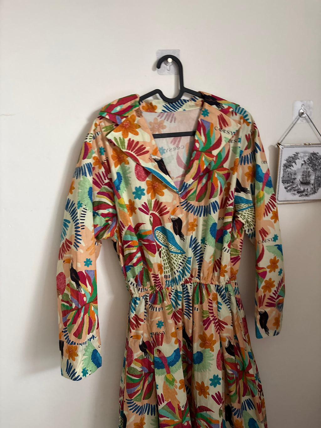 COOSY SAMPLE PRINTED DRESS L