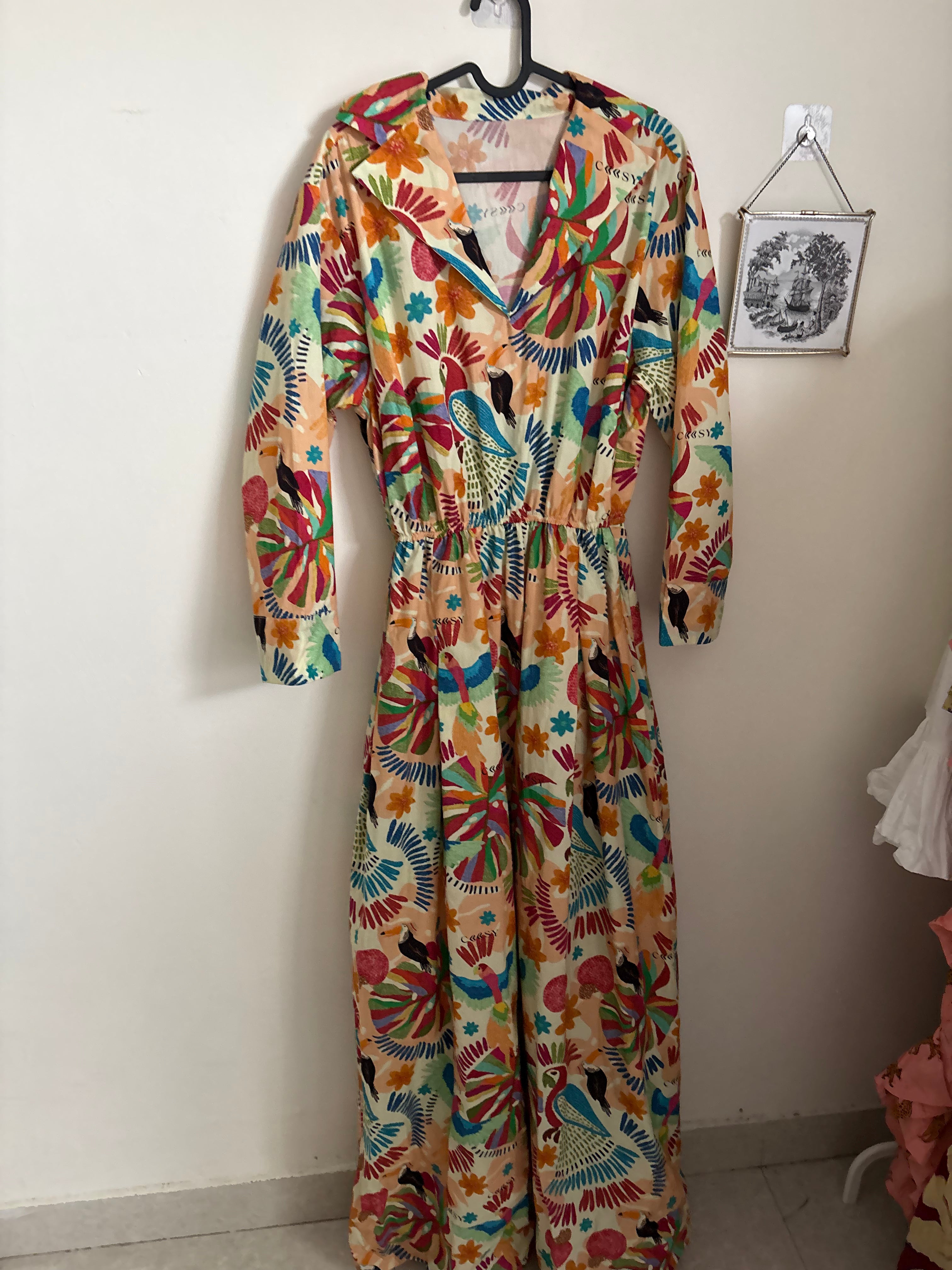 COOSY SAMPLE PRINTED DRESS L