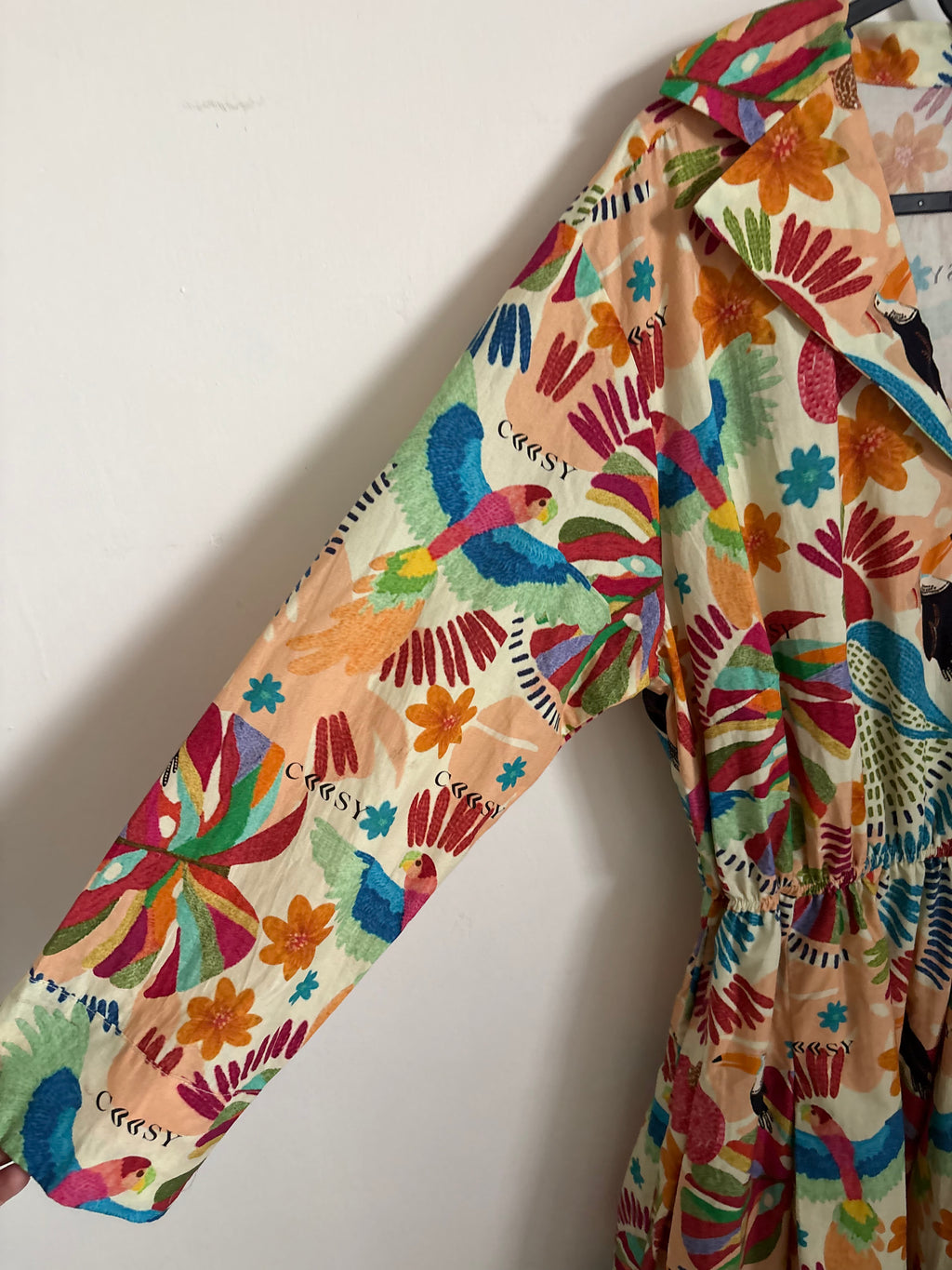 COOSY SAMPLE PRINTED DRESS L