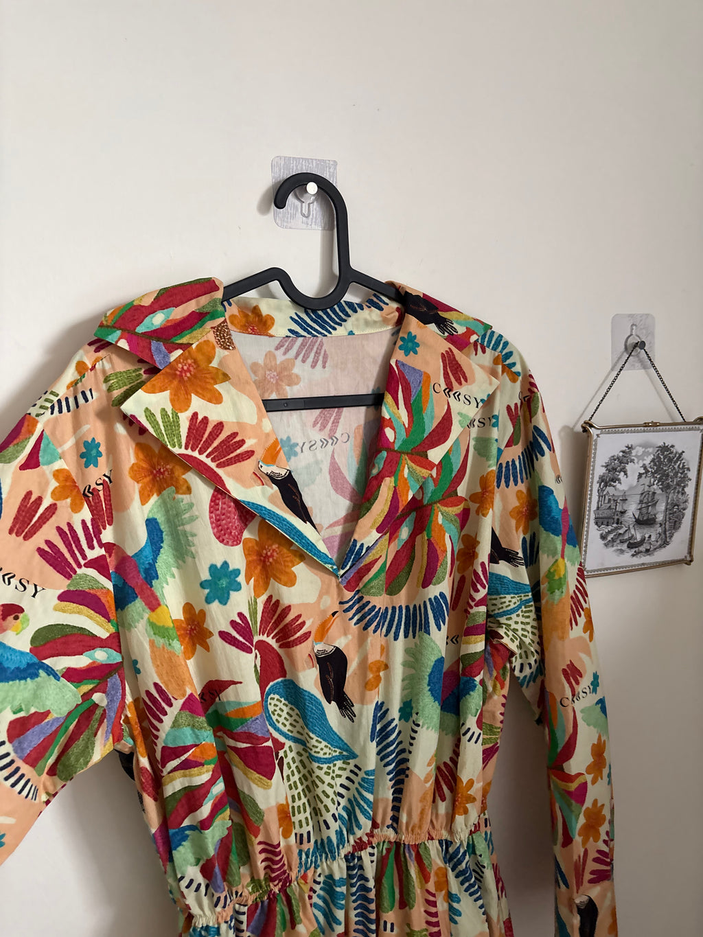 COOSY SAMPLE PRINTED DRESS L