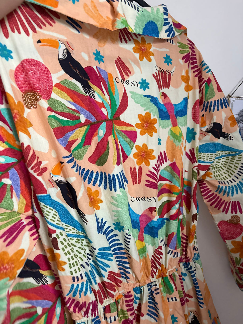 COOSY SAMPLE PRINTED DRESS L