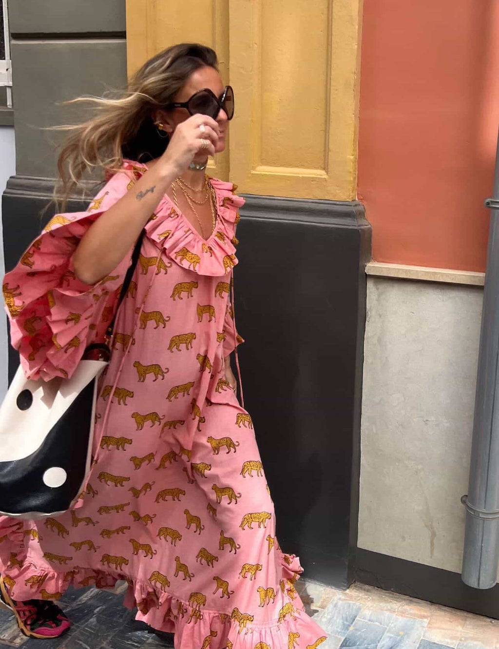 AMORI MORI IBALLA PINK DRESS FS