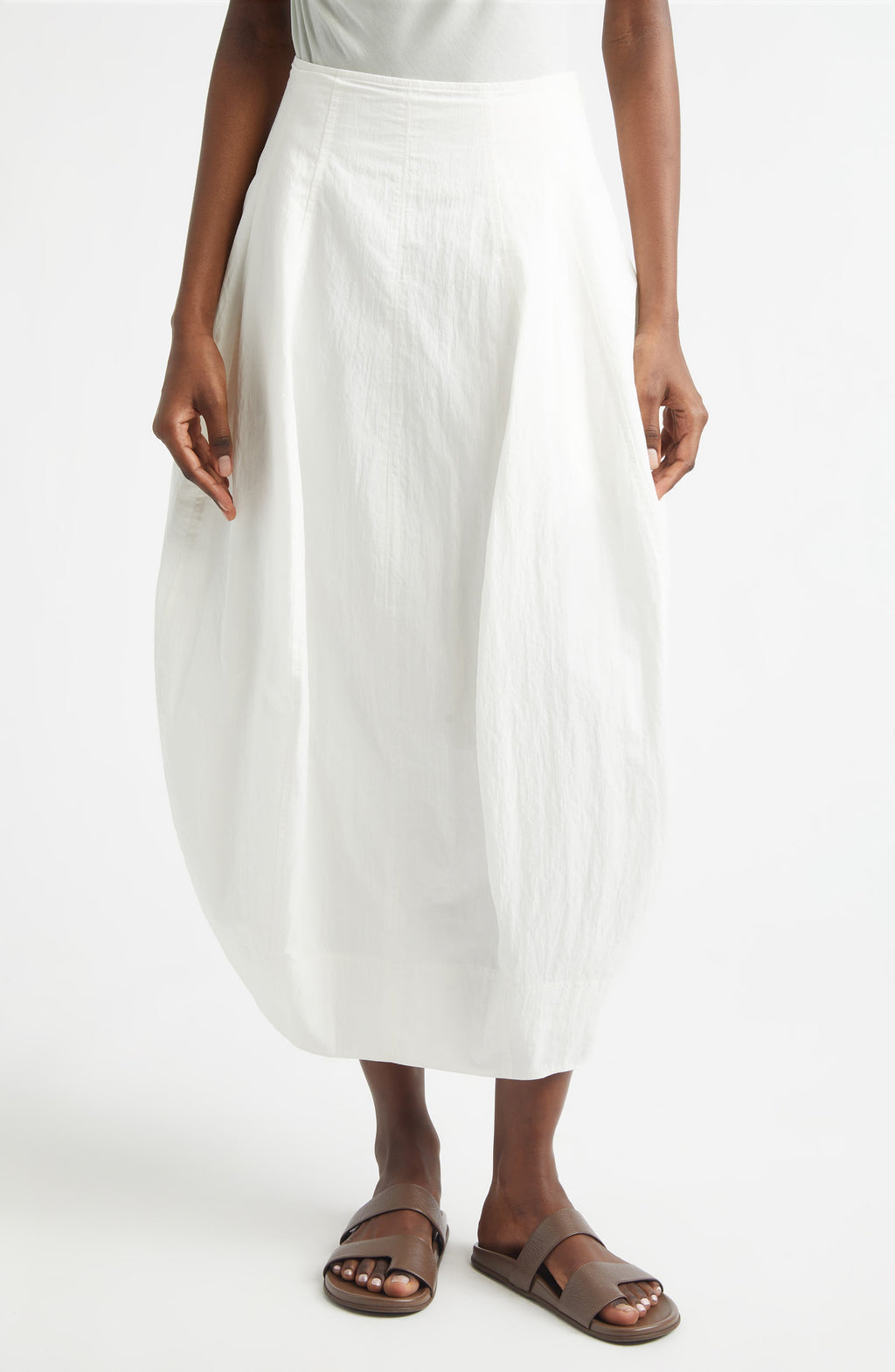 Veda Cotton Blend Bubble Skirt 30"