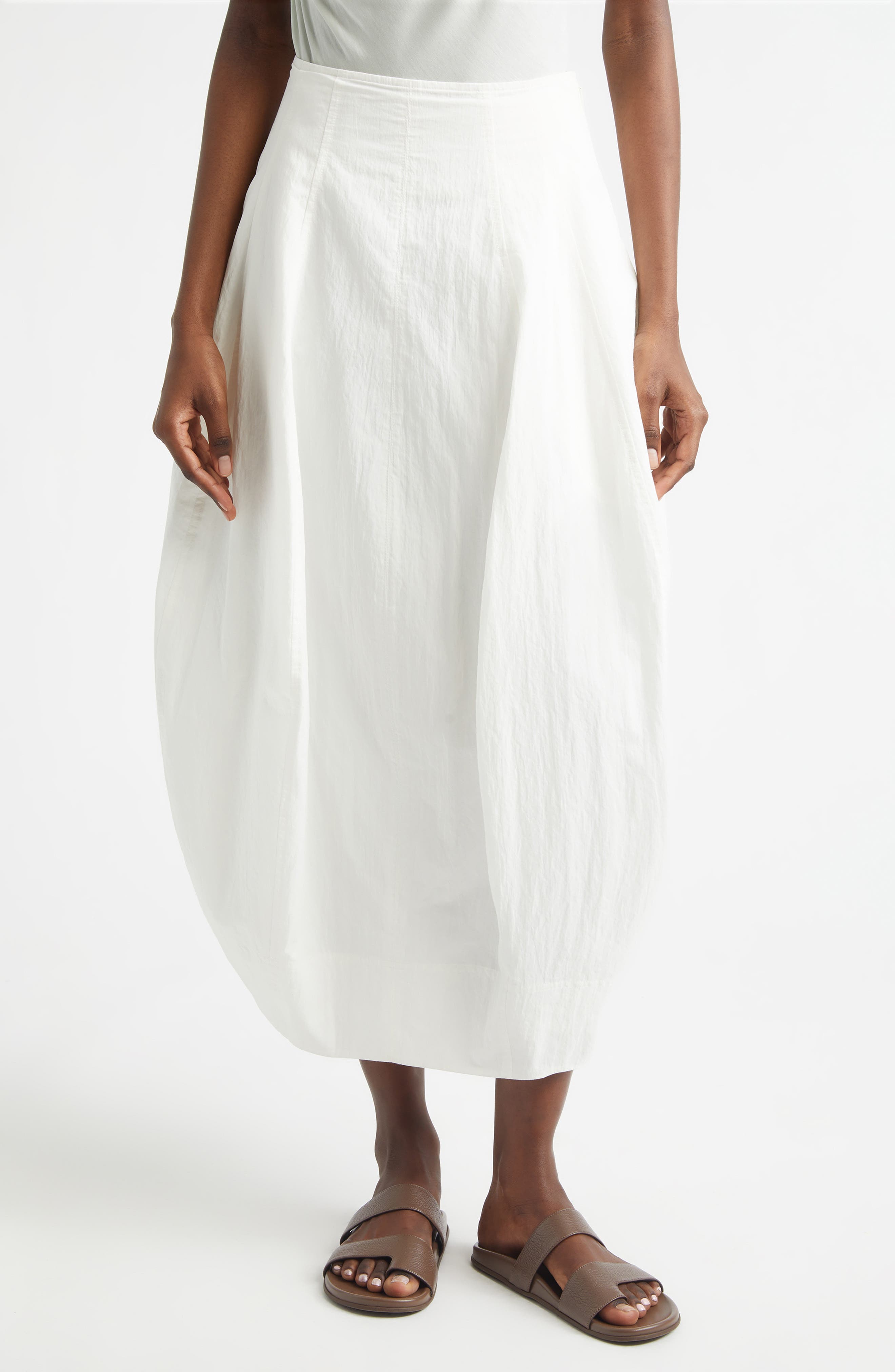 Veda Cotton Blend Bubble Skirt 30"