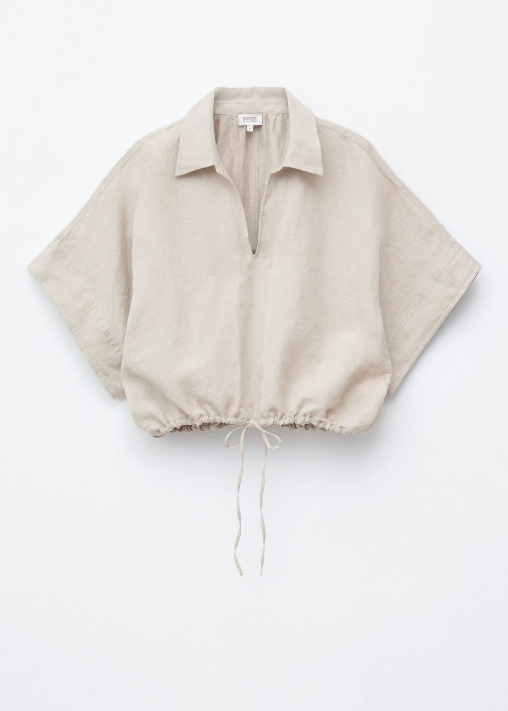& OTHER STORIES DRAWSTRING CROPPED TOP M