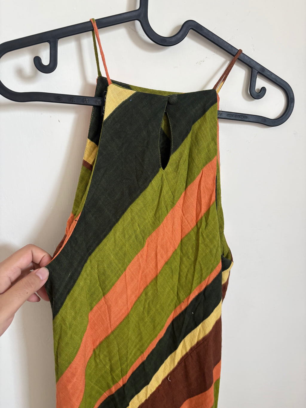 ASOS DESIGN RACER DRESS STRIPED UK 8