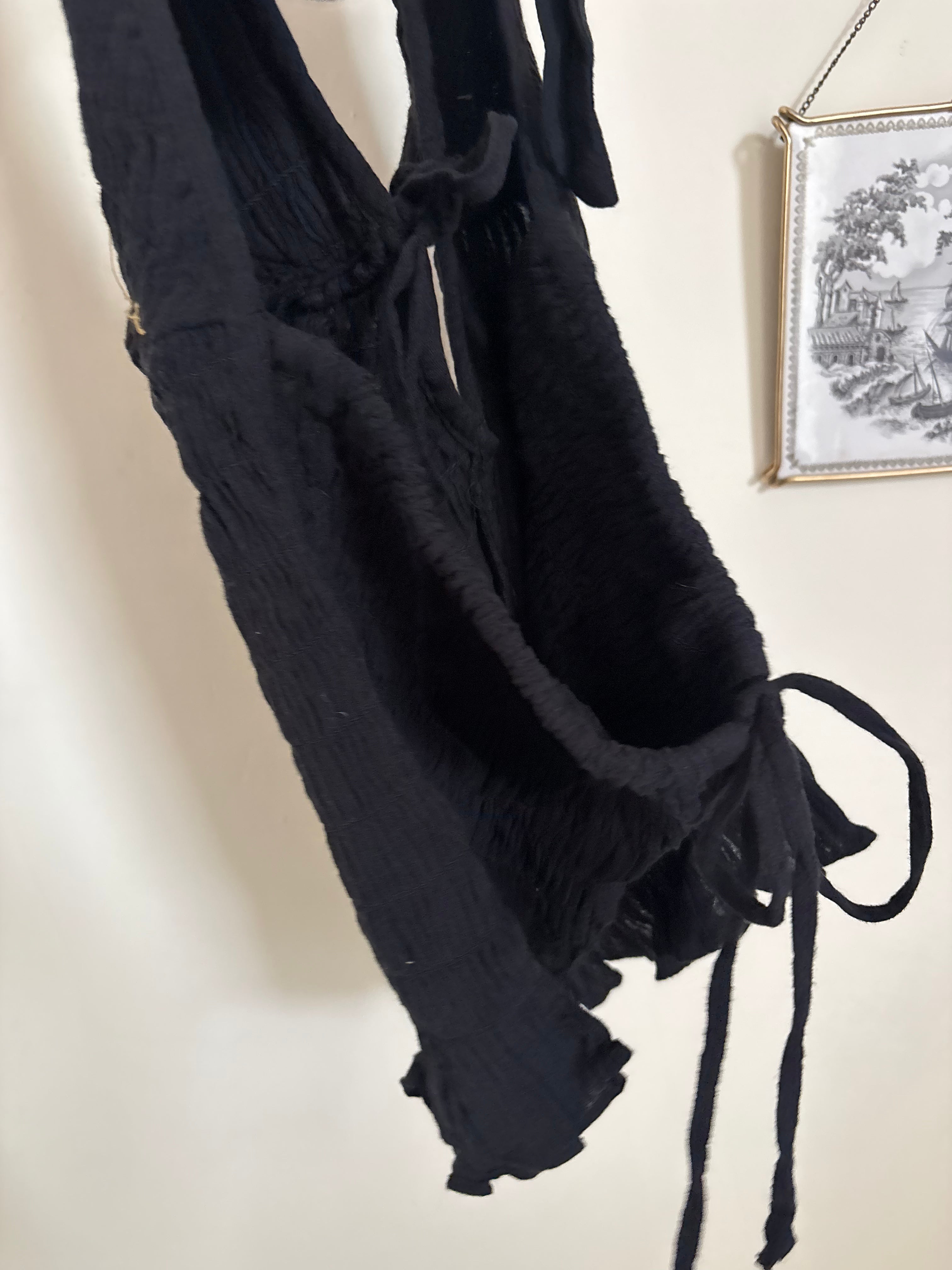 FREE PEOPLE  Khloe Smocked Halter Top L