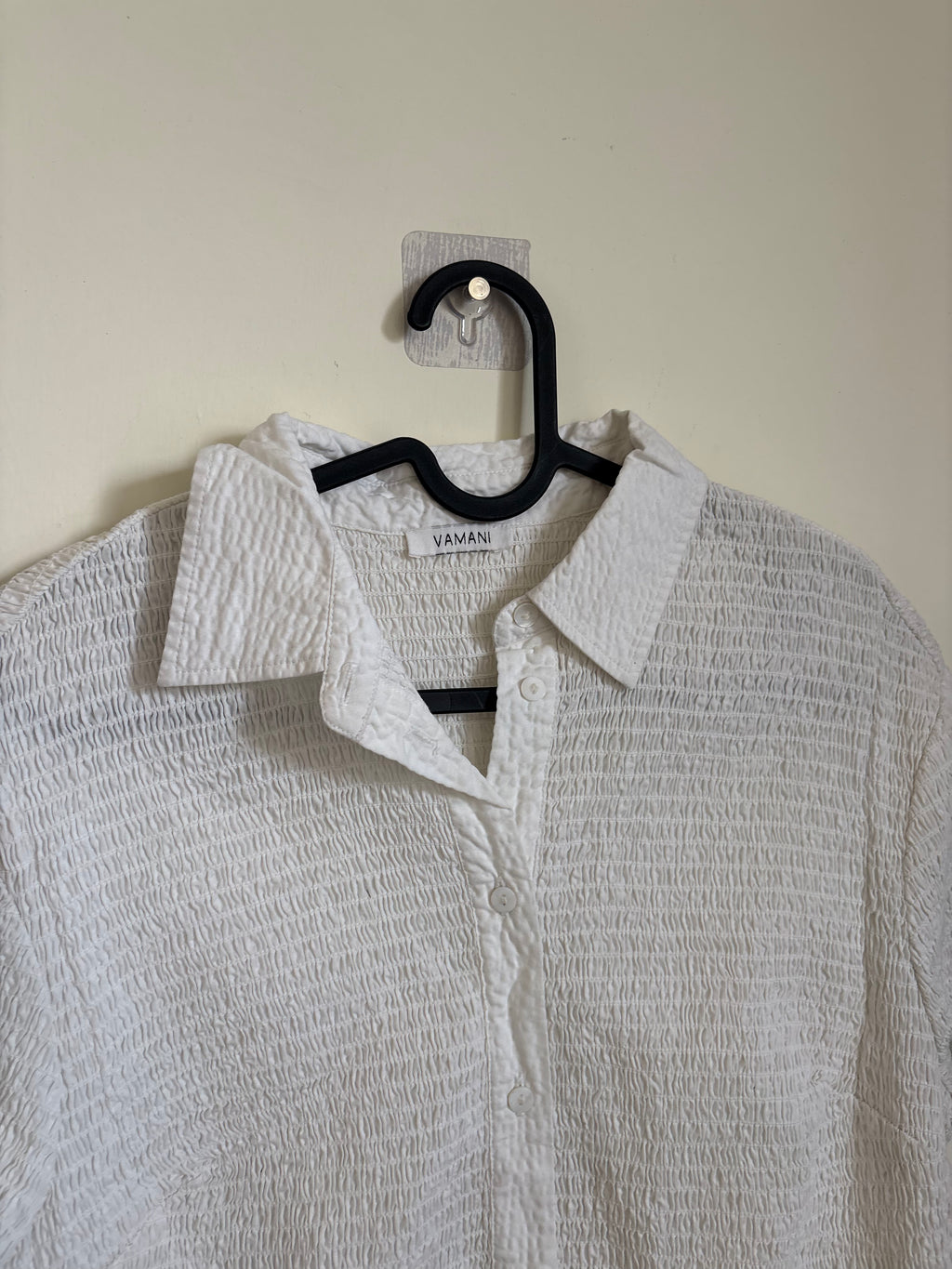 VAMANI SHIRRED TOP M/L