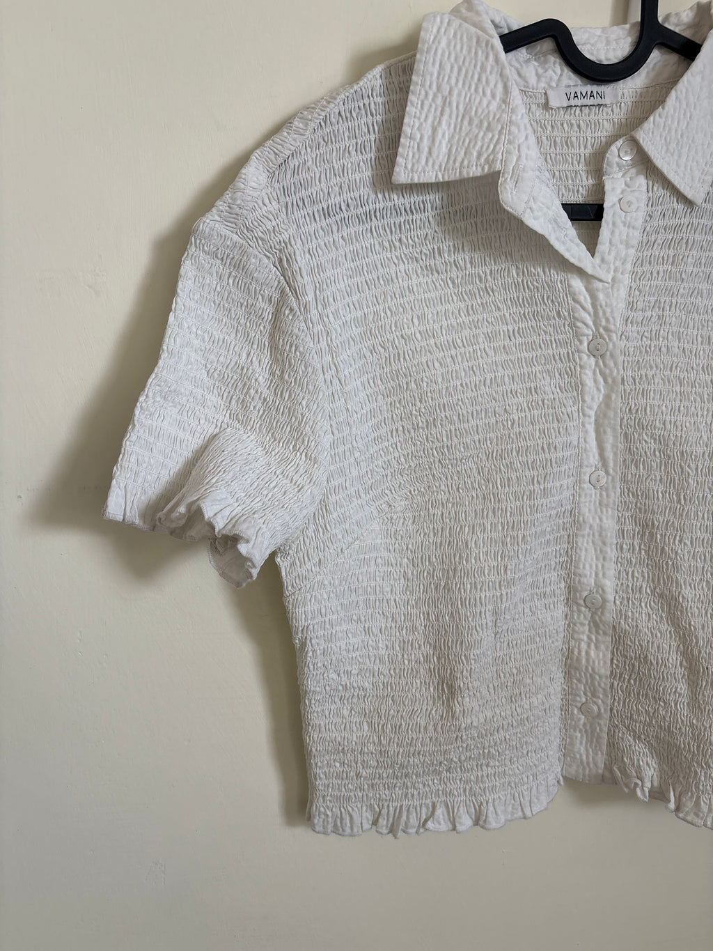 VAMANI SHIRRED TOP M/L