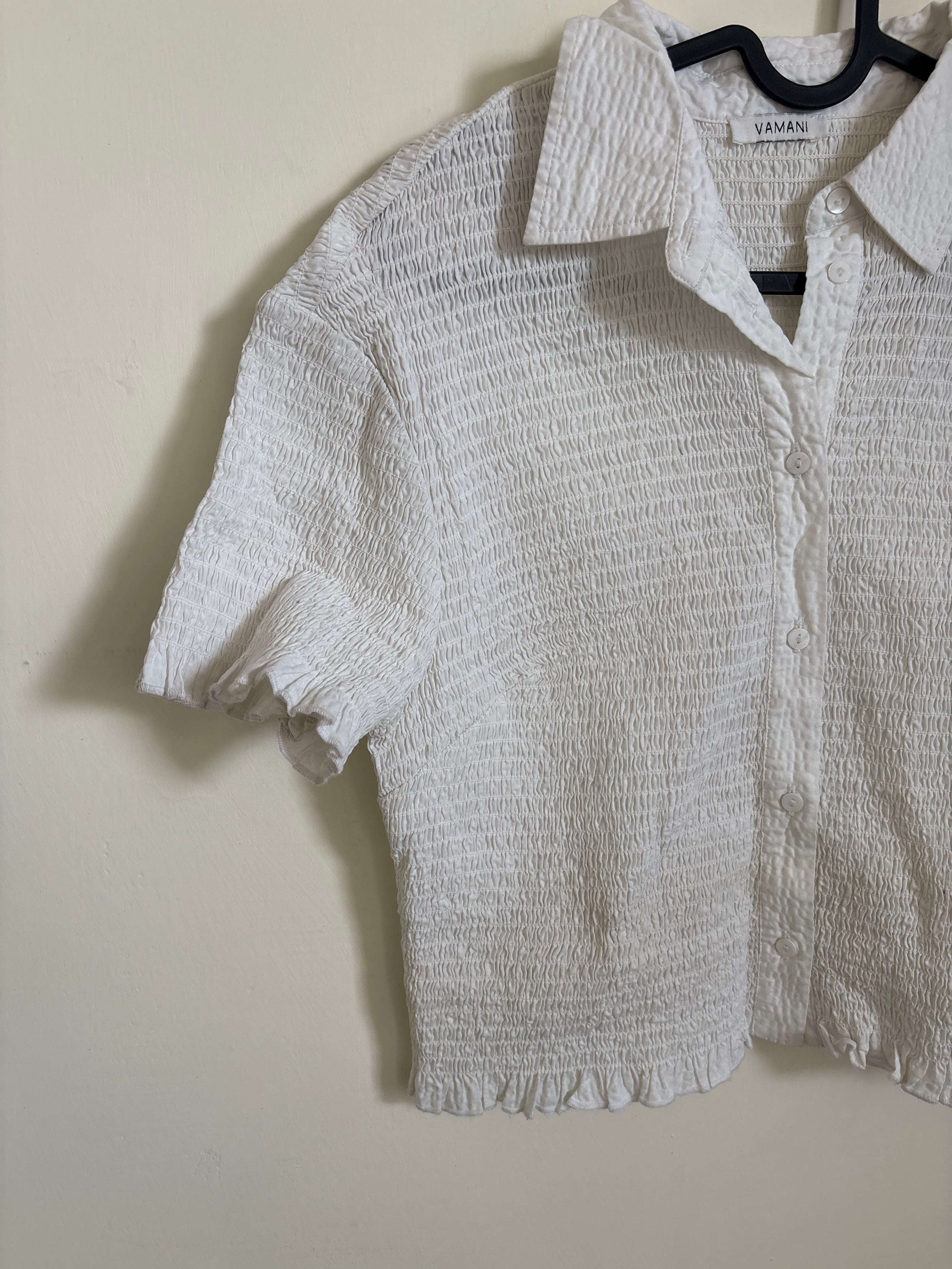 VAMANI SHIRRED TOP M/L