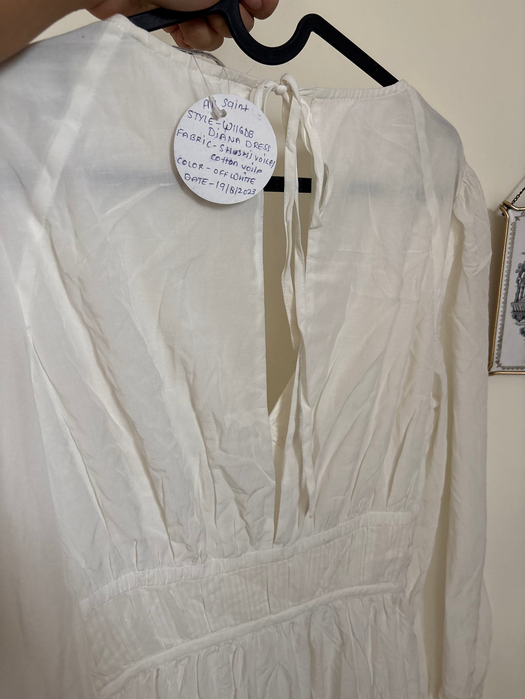 ALL SAINTS VOILE DRESS XS