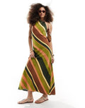 ASOS DESIGN RACER DRESS STRIPED UK 8