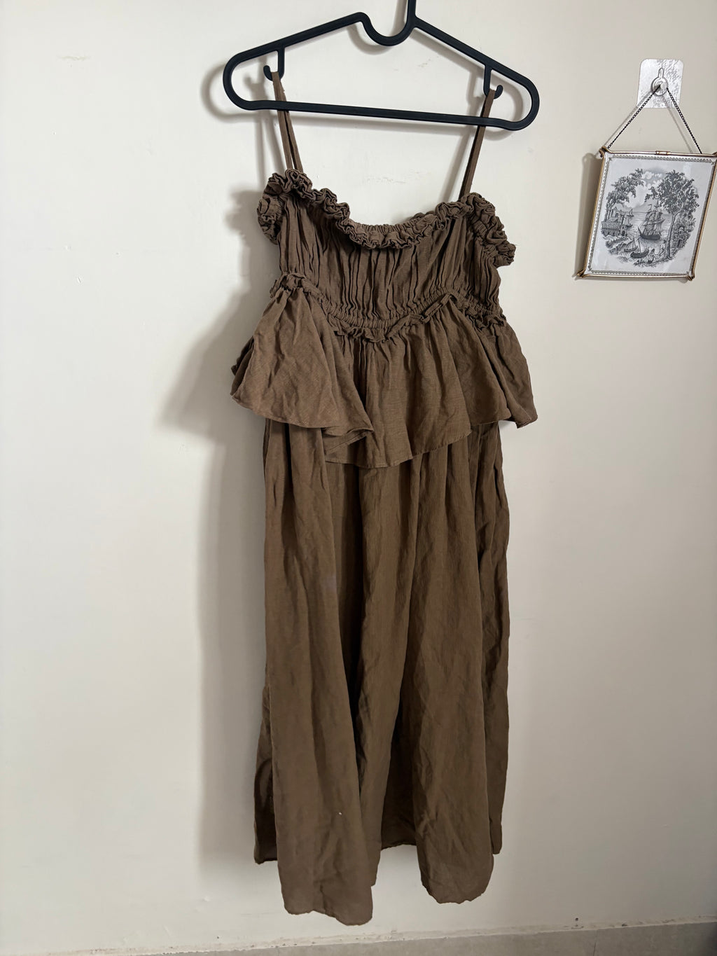 NIKO AND... INDIA IS BEAUTIFUL COTTON LINEN CAMI DRESS FS