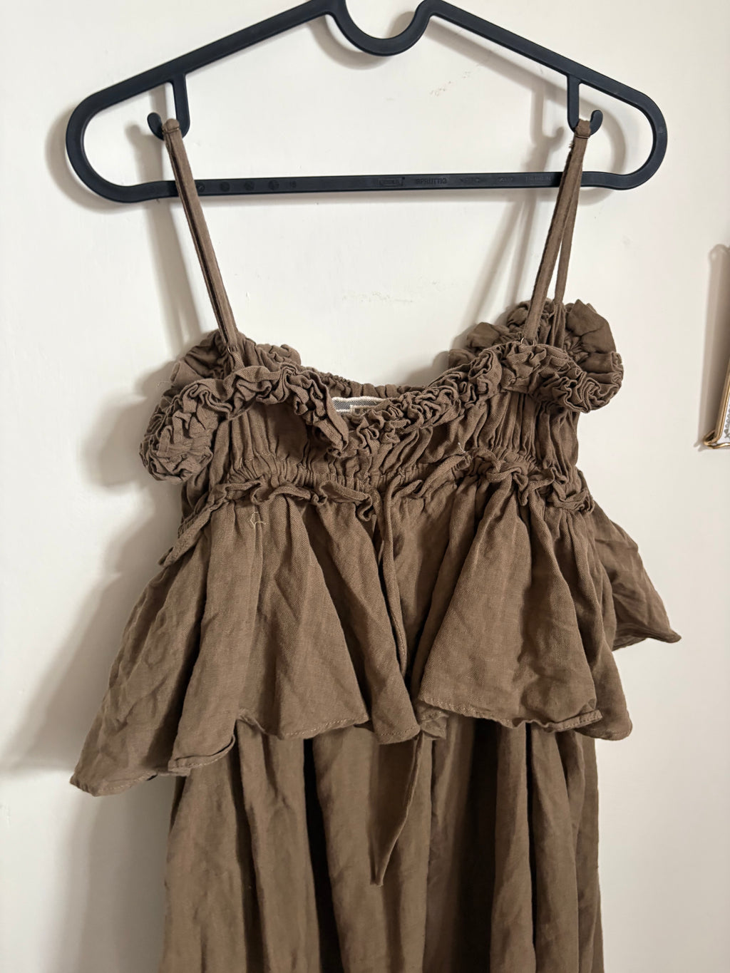 NIKO AND... INDIA IS BEAUTIFUL COTTON LINEN CAMI DRESS FS