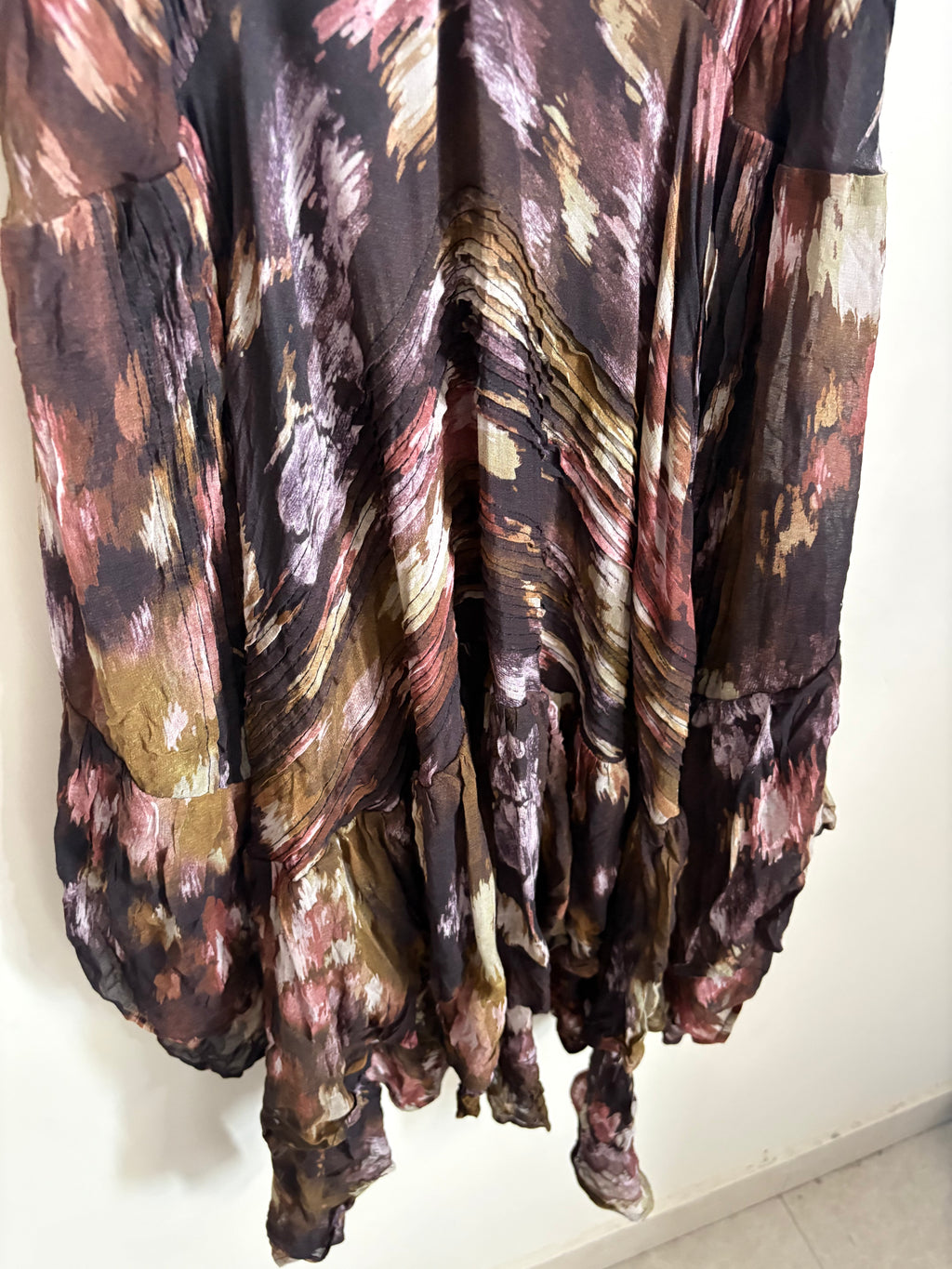 AllSaints Black/Red Gretel Dress uk 10
