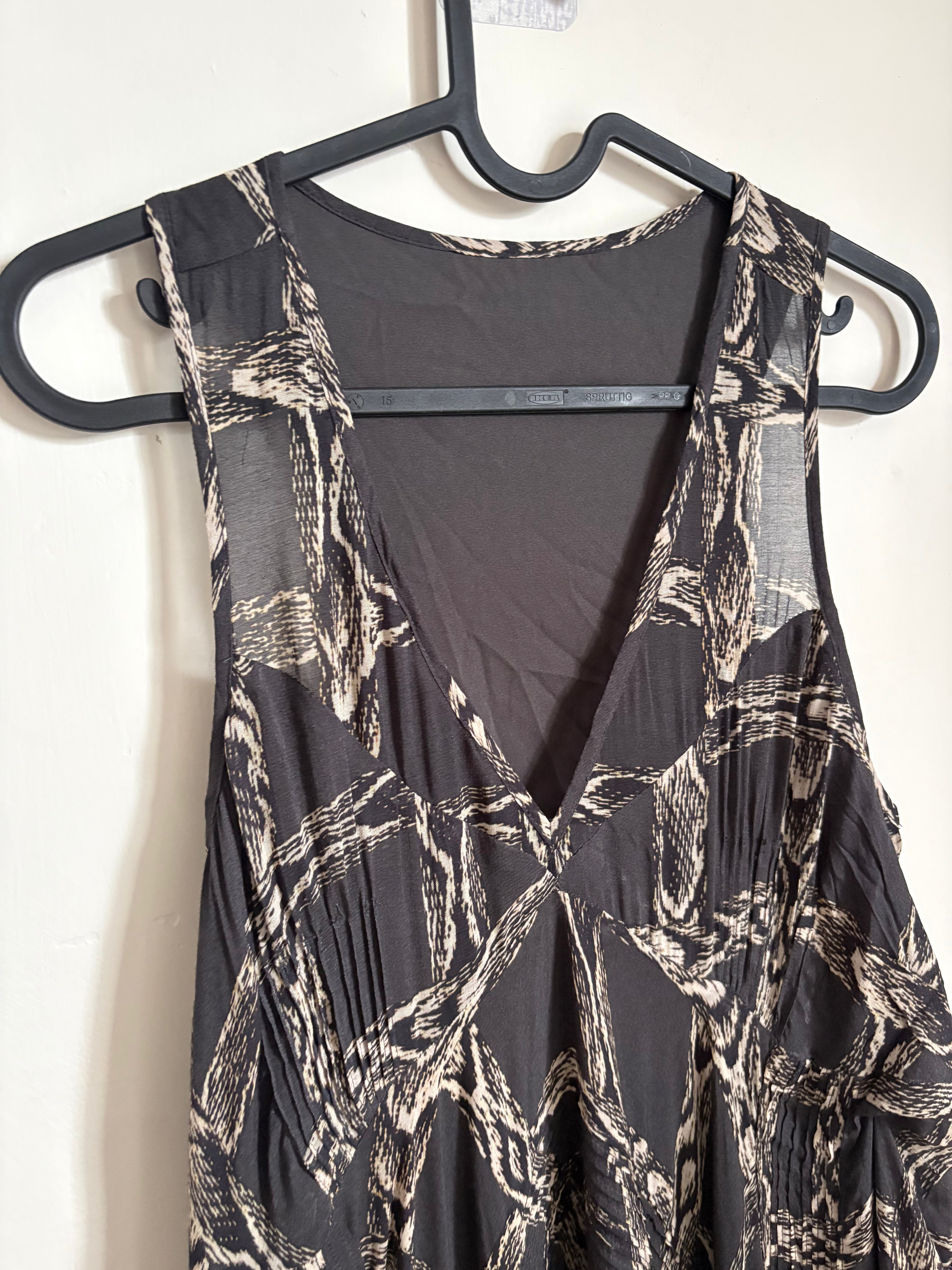 AllSaints Brown Gretel Dress