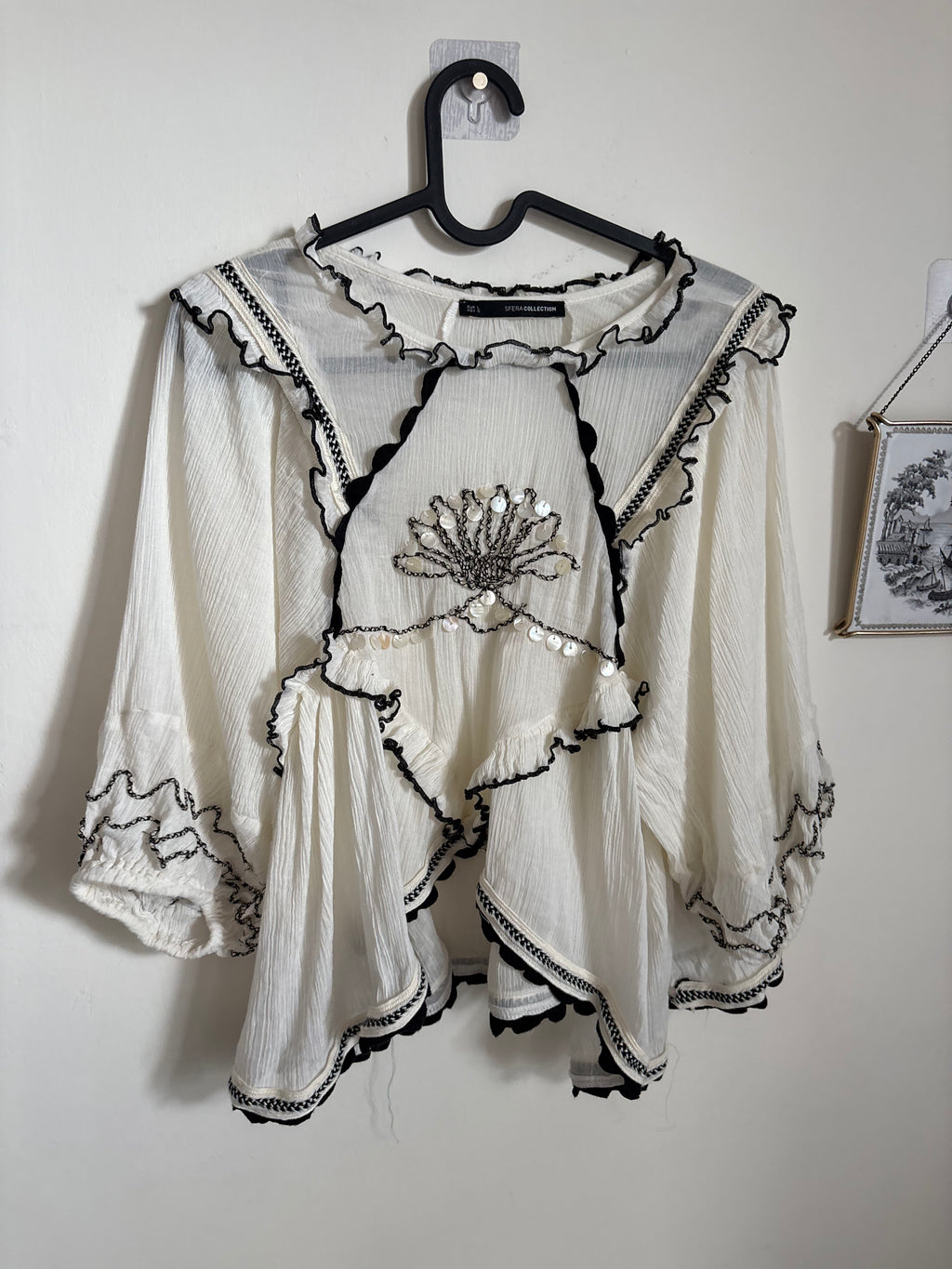 SFERA COTTON EMBROIDERED BLOUSE M/L