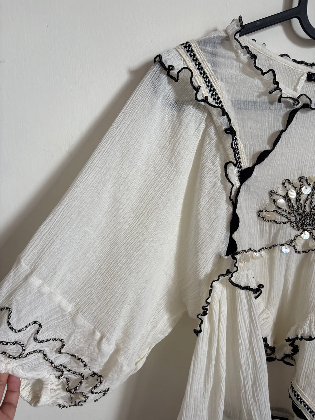 SFERA COTTON EMBROIDERED BLOUSE M/L