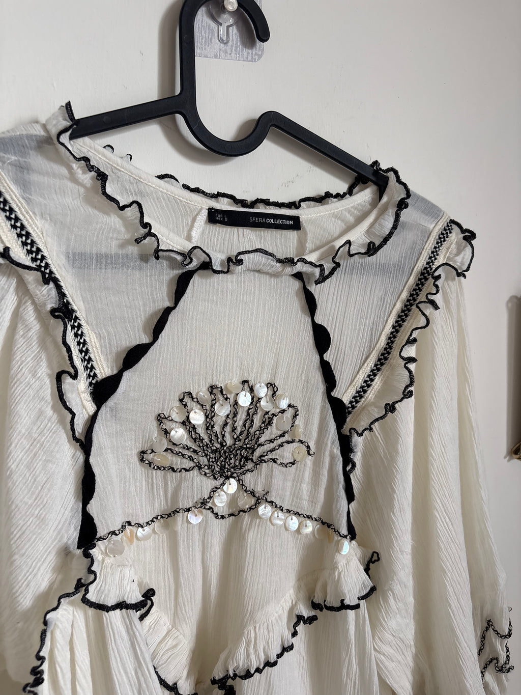 SFERA COTTON EMBROIDERED BLOUSE M/L