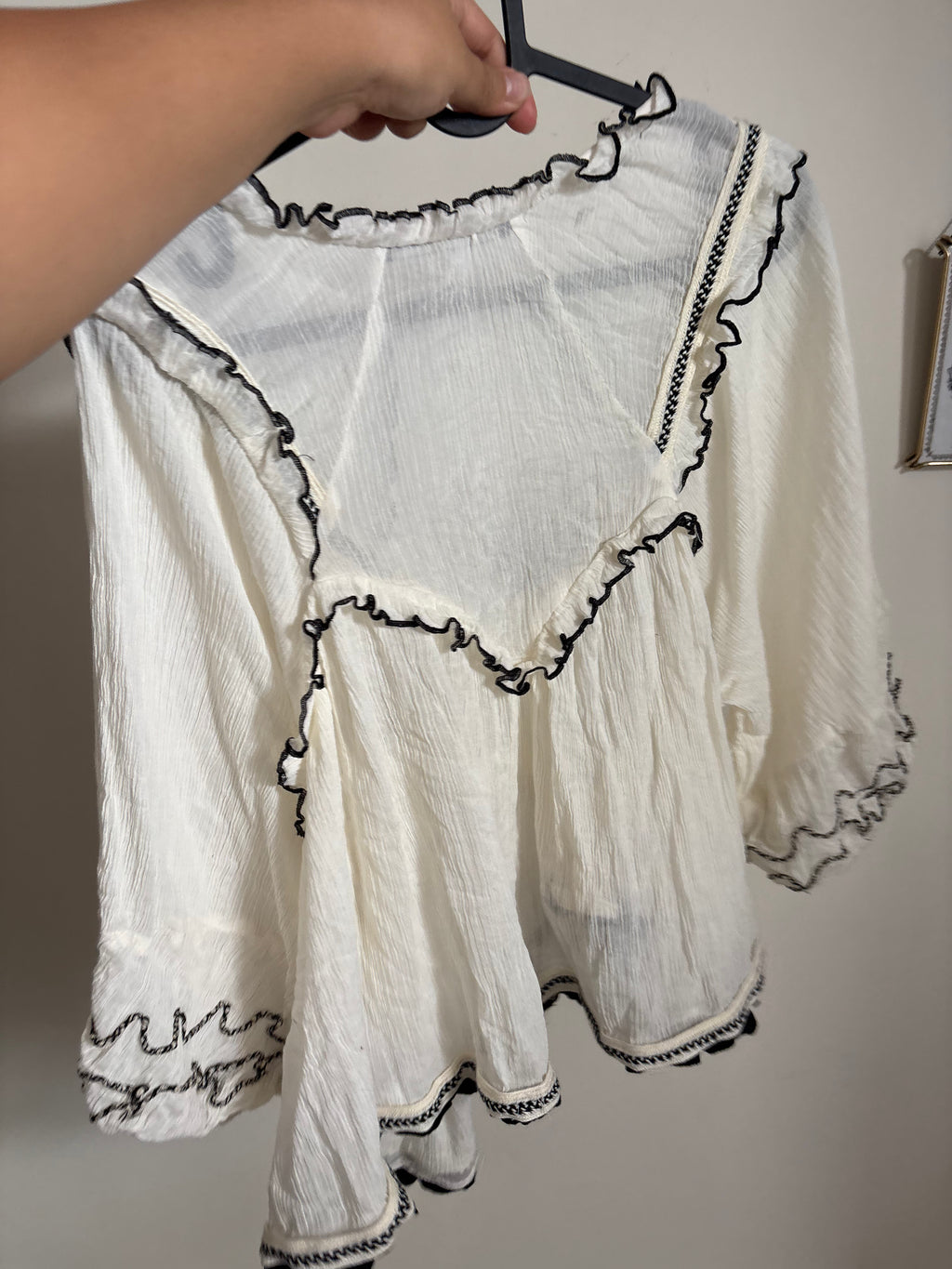 SFERA COTTON EMBROIDERED BLOUSE M/L