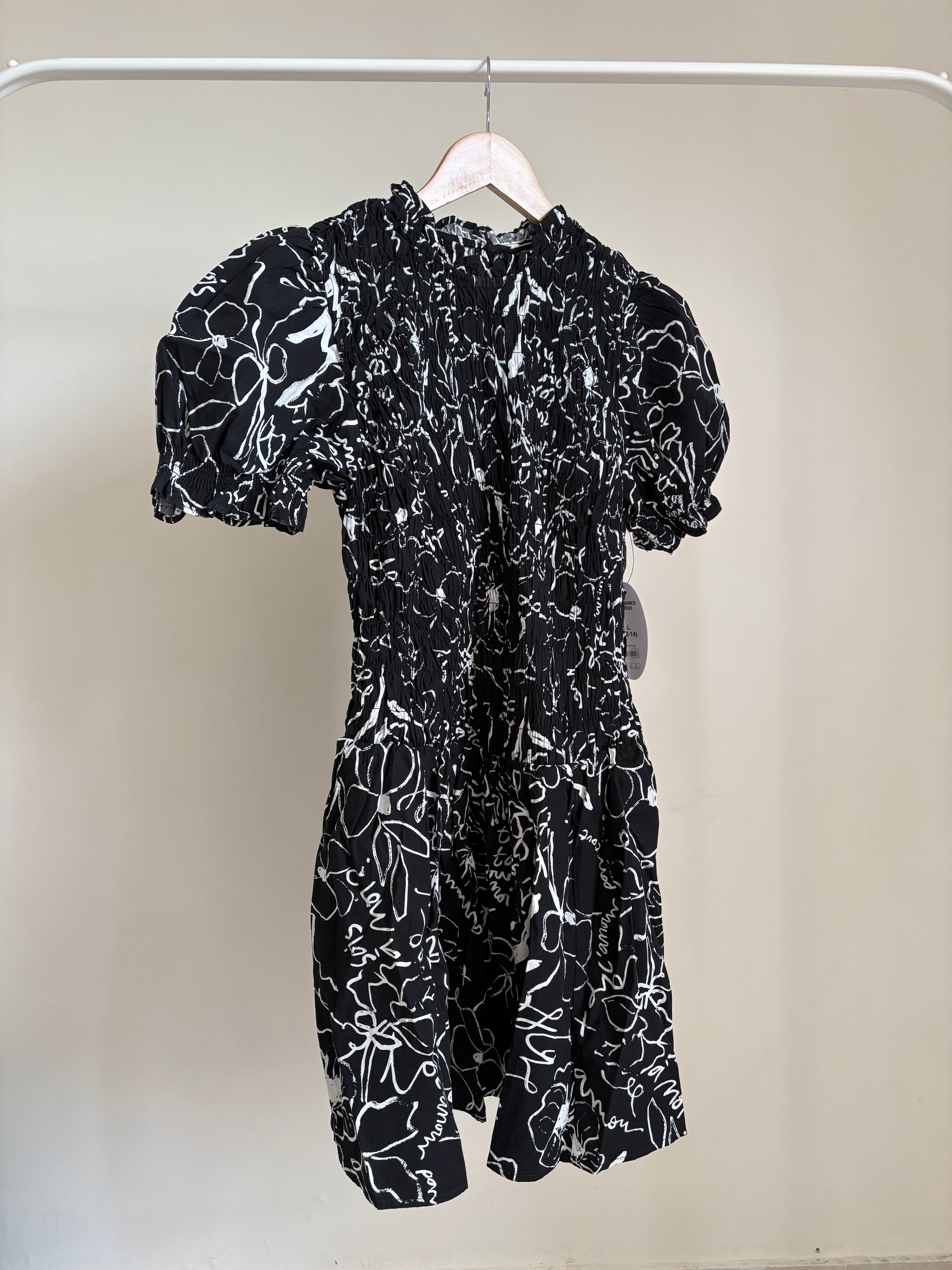 Scoop black dress L