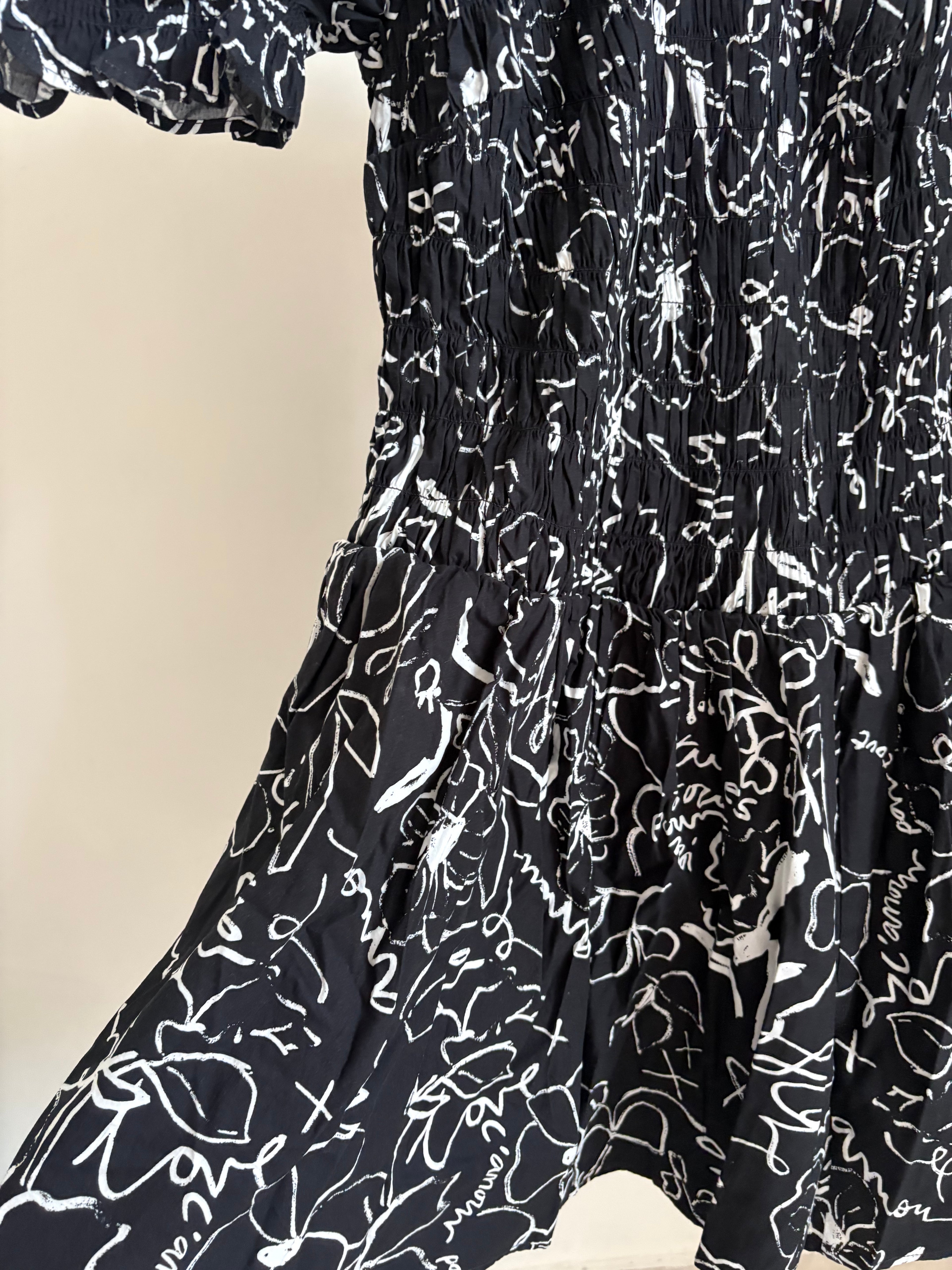 Scoop black dress L