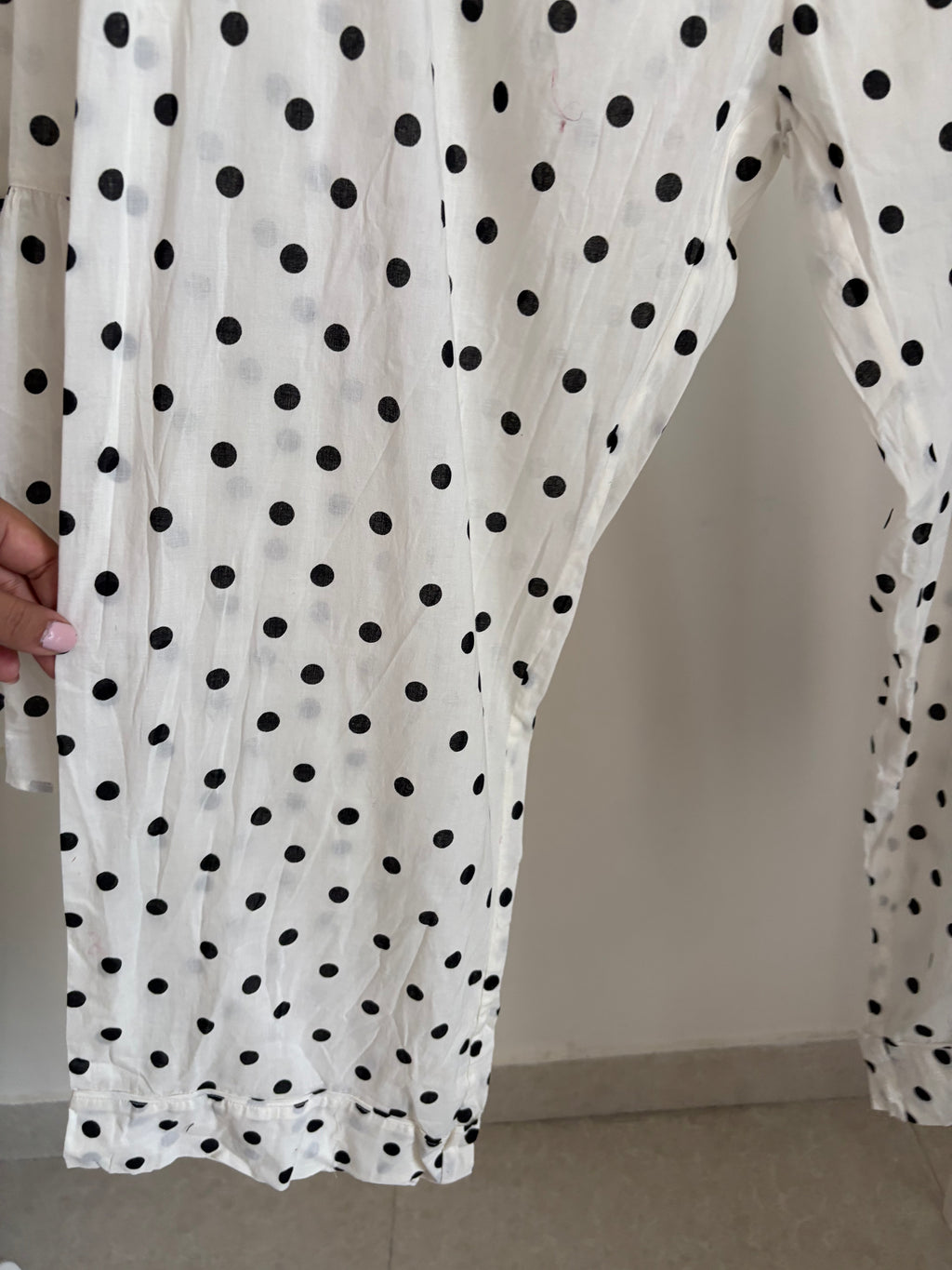 The Great. Sleep pajama white TOP & BOTTOM