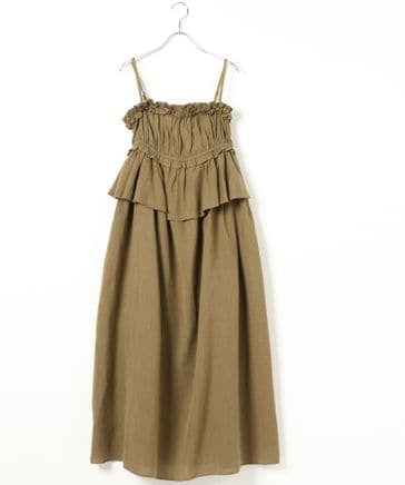 NIKO AND... INDIA IS BEAUTIFUL COTTON LINEN CAMI DRESS FS