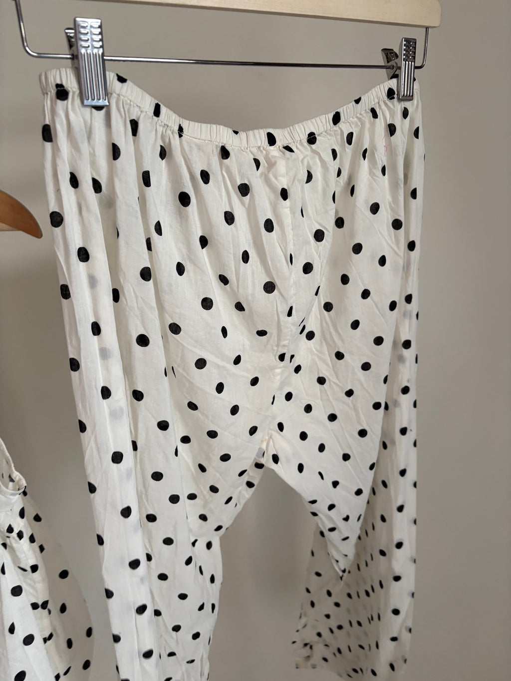 The Great. Sleep pajama white TOP & BOTTOM