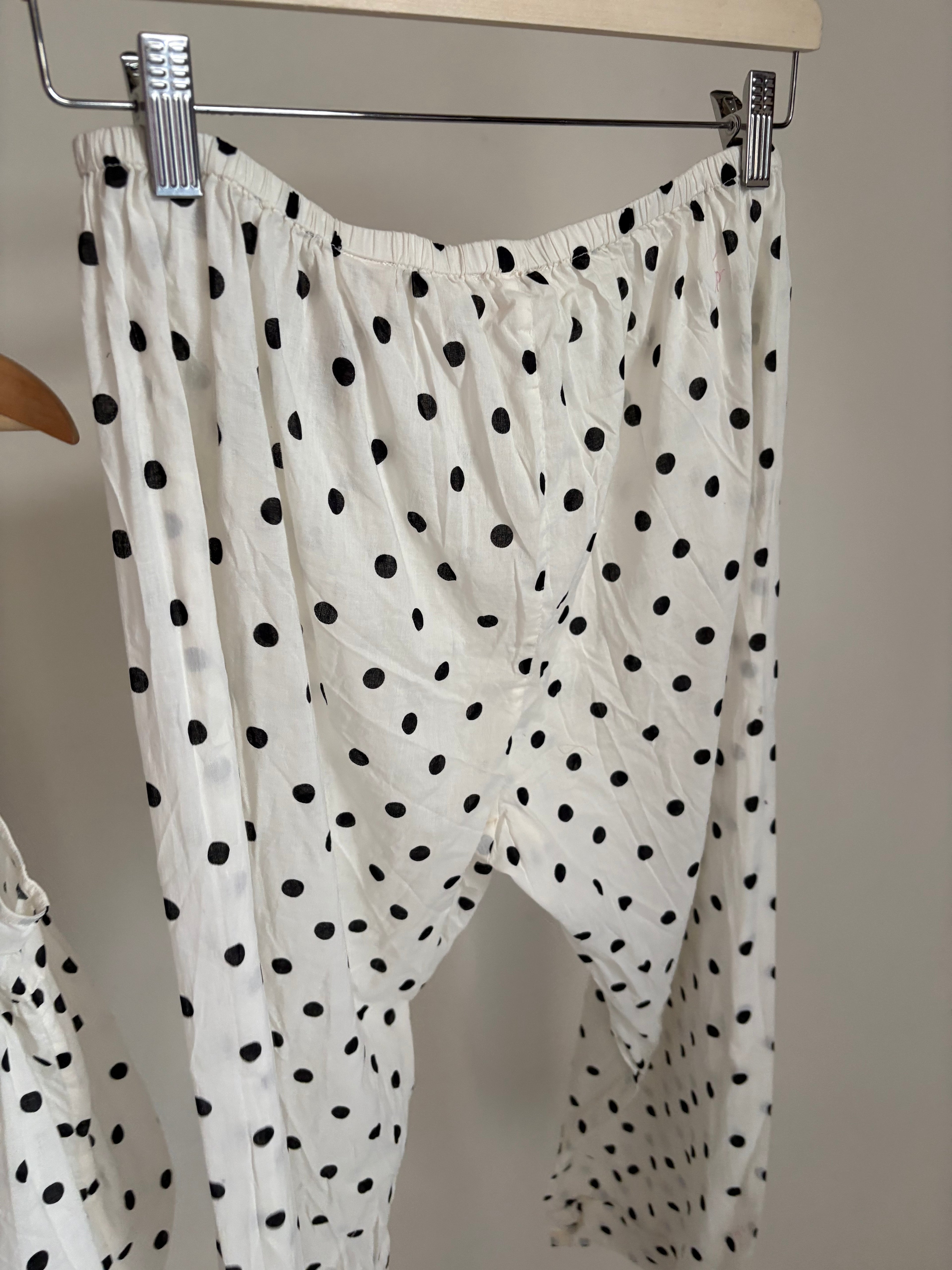 The Great. Sleep pajama white TOP & BOTTOM