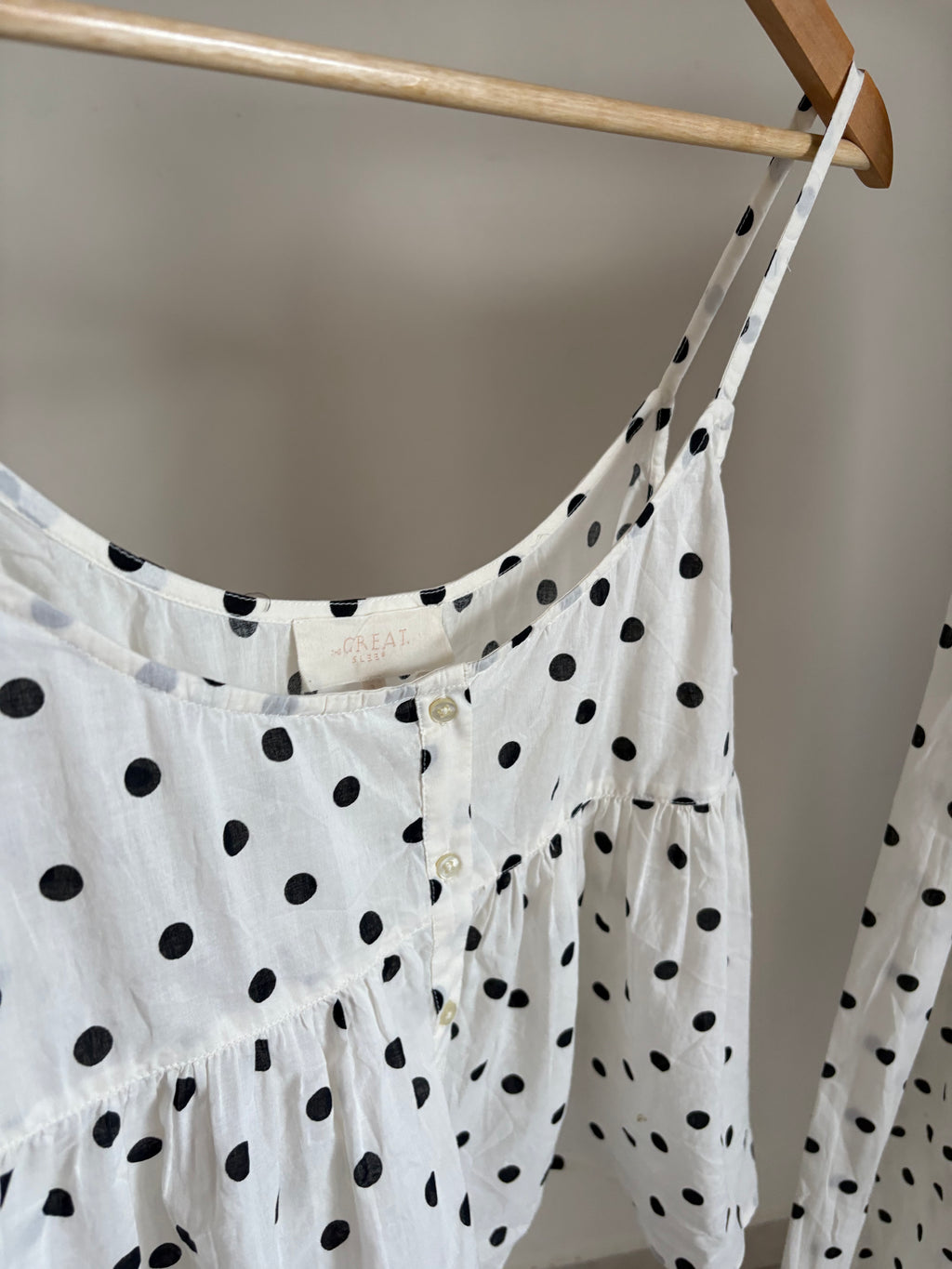 The Great. Sleep pajama white TOP & BOTTOM
