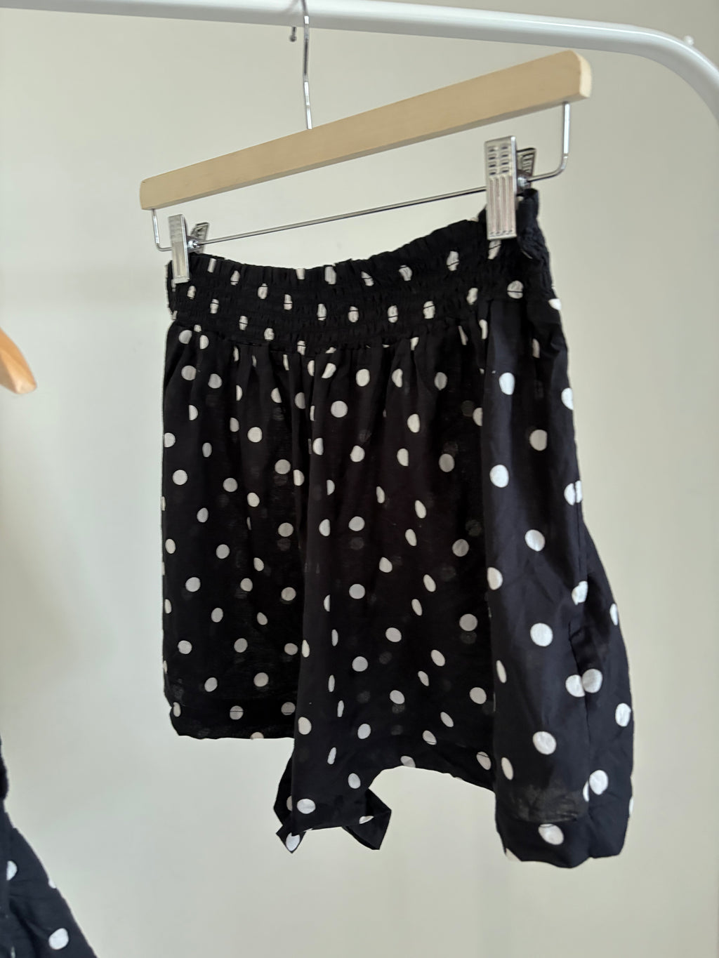 The Great. Sleep Top and shorts Black